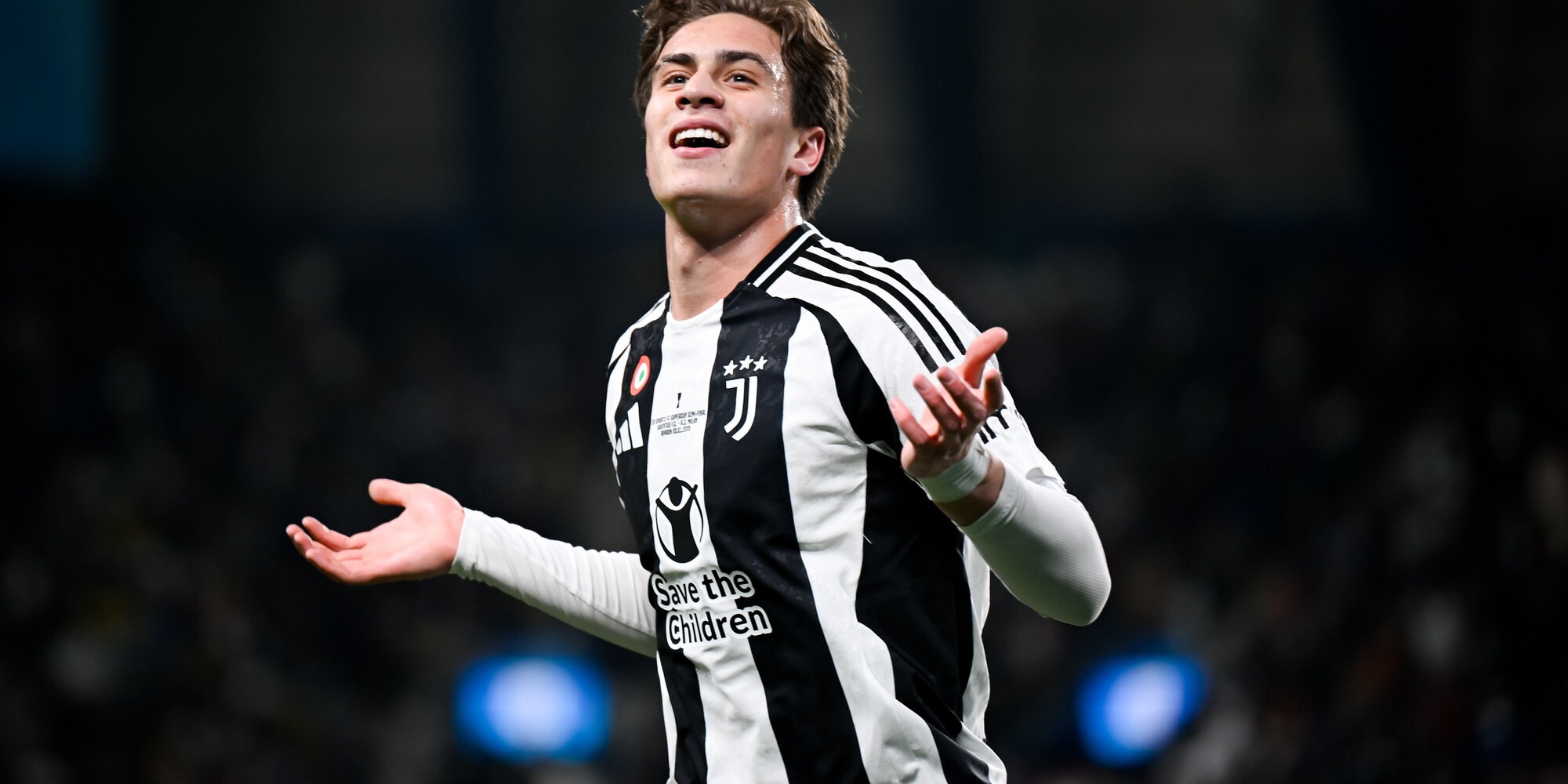 "E' molto semplice", poi la linguaccia: l'esultanza di Yildiz tra Allegri e Del Piero