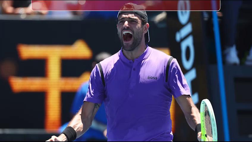 Urlo Berrettini. Al secondo turno anche Musetti, Sonego e Paolini