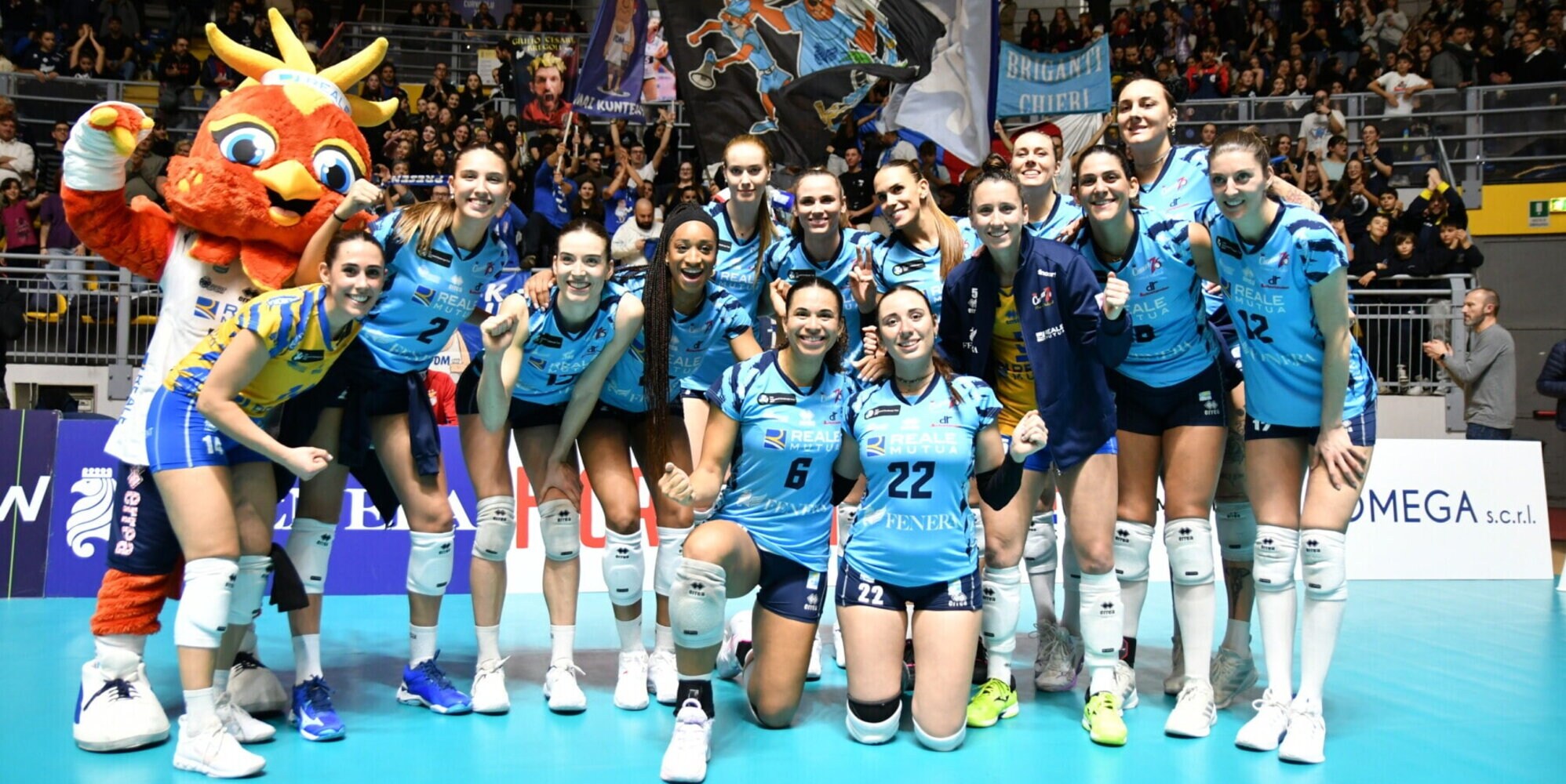 CEV Challenge Cup, la Reale Mutua Fenera Chieri ’76 dice trentatré Benfica superato e