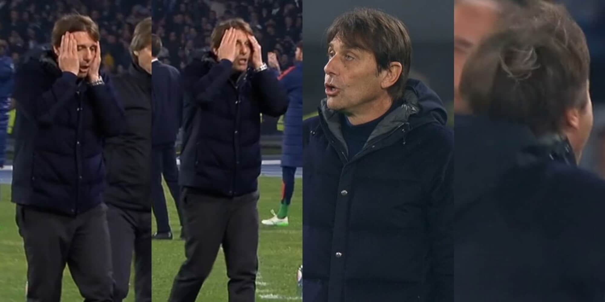 Dal "Non ci credo" all'esplosione di gioia: Napoli Juve e la Conte cam