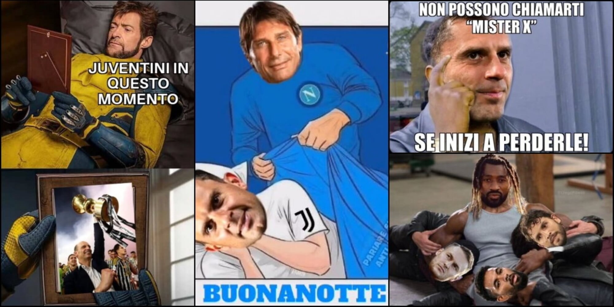 "Conte congela Motta a -16", "Chiedete scusa ad Allegri": Napoli-Juve social