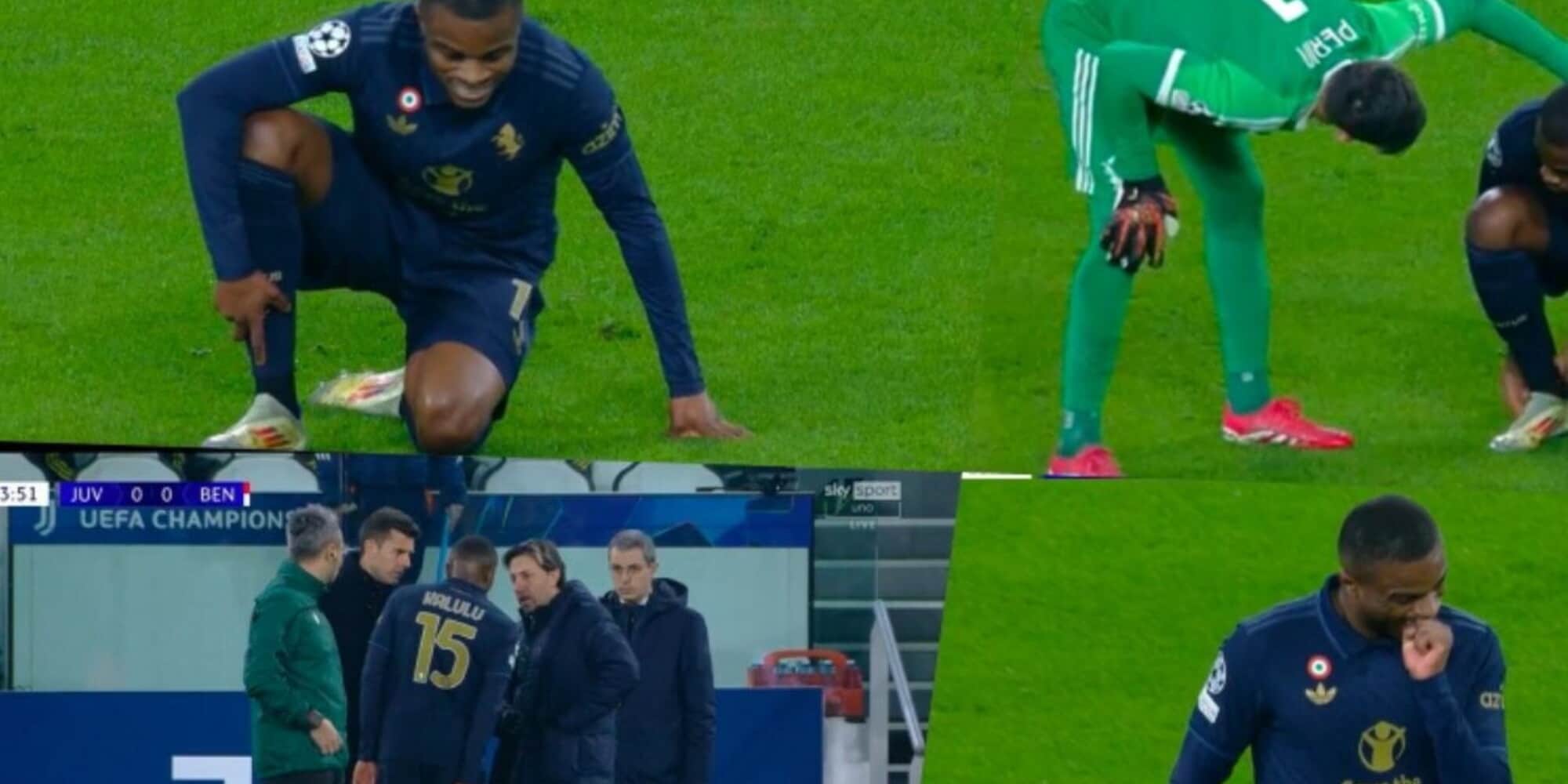 Kalulu, altro ko Juve in difesa: fuori al 16' tra smorfie di dolore e rabbia