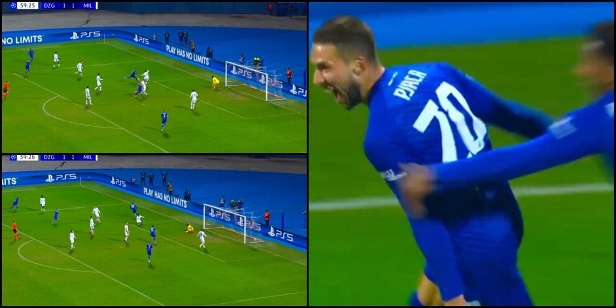 Pjaca lancia la Dinamo Zagabria: l'ex Juve condanna il Milan