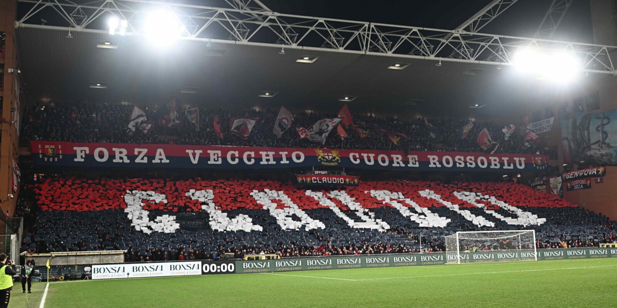 Il Genoa ricorda Spagnolo: la coreografia da brivido a 30 anni dalla scomparsa
