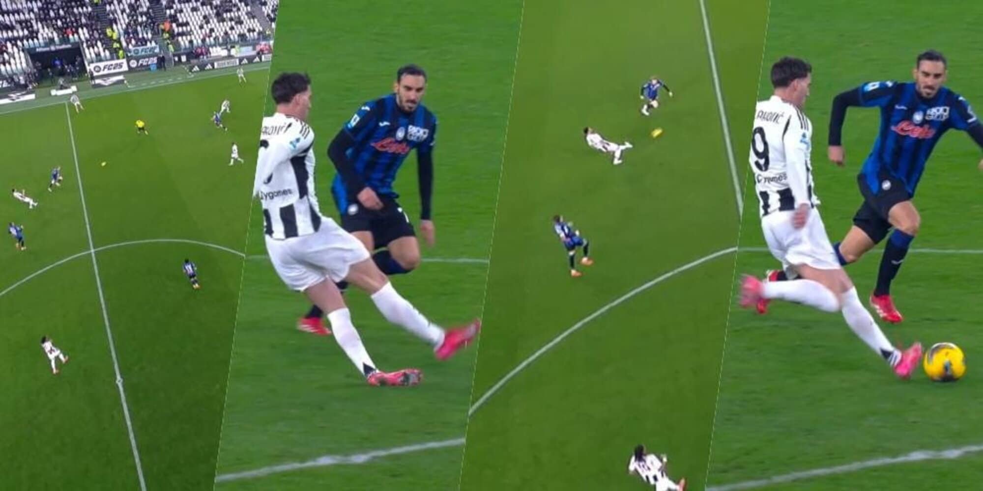 Kelly e Vlahovic, due errori incredibili e l’Atalanta fa festa contro la Juve!