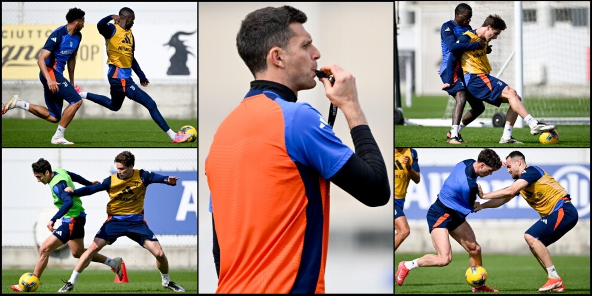 Juve, pochi sorrisi e focus difesa: l'allenamento verso la Fiorentina