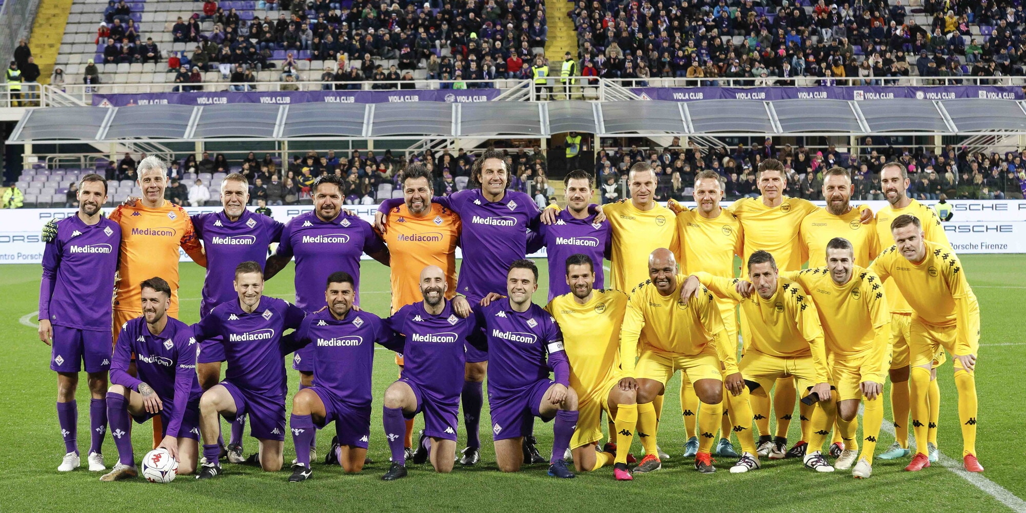 Pepito Rossi day, a Firenze sfilano le vecchie glorie: le hai riconosciute tutte?
