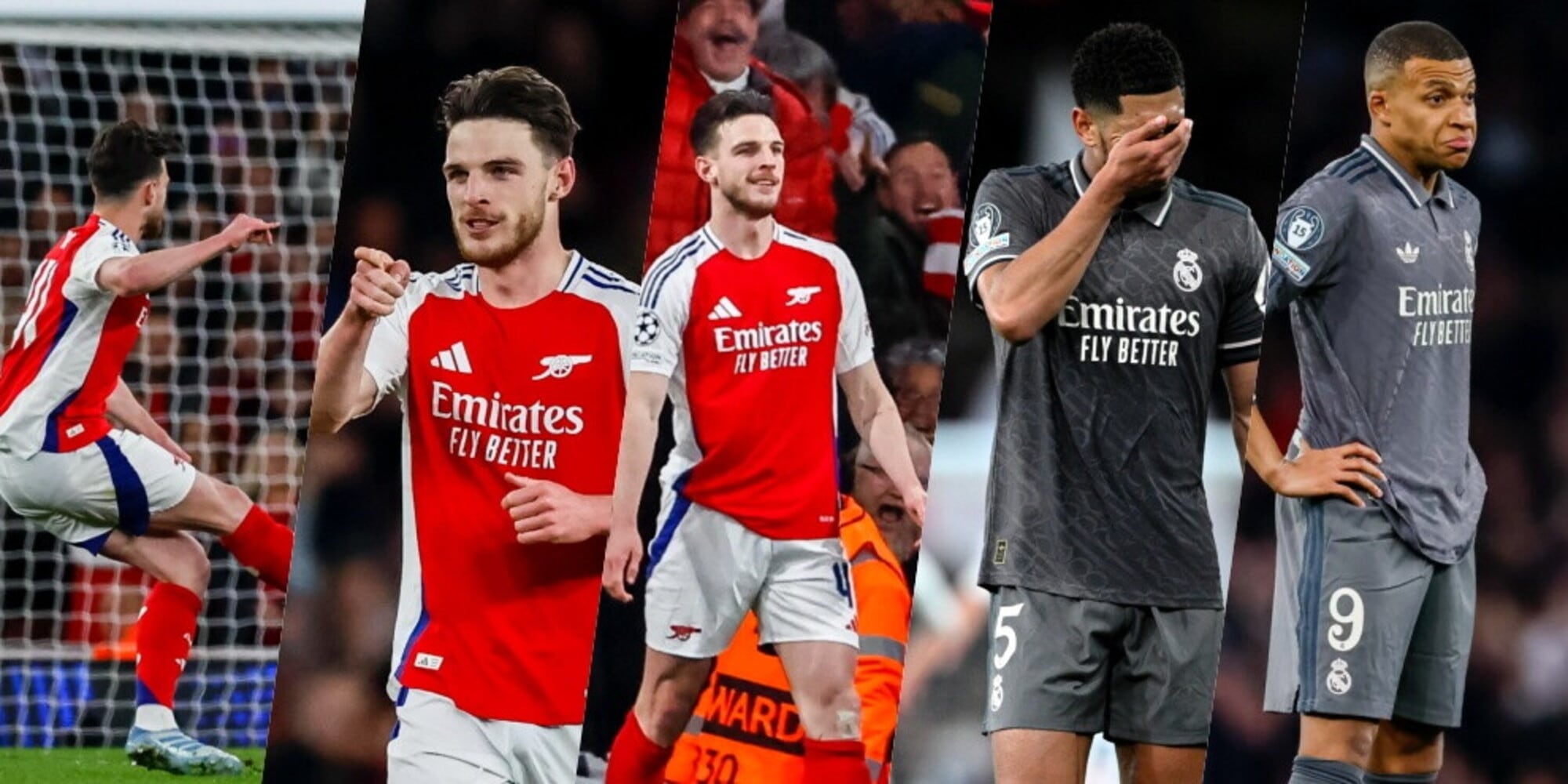 Rice, una cosa mai vista: doppietta capolavoro su punizione, Real al tappeto
