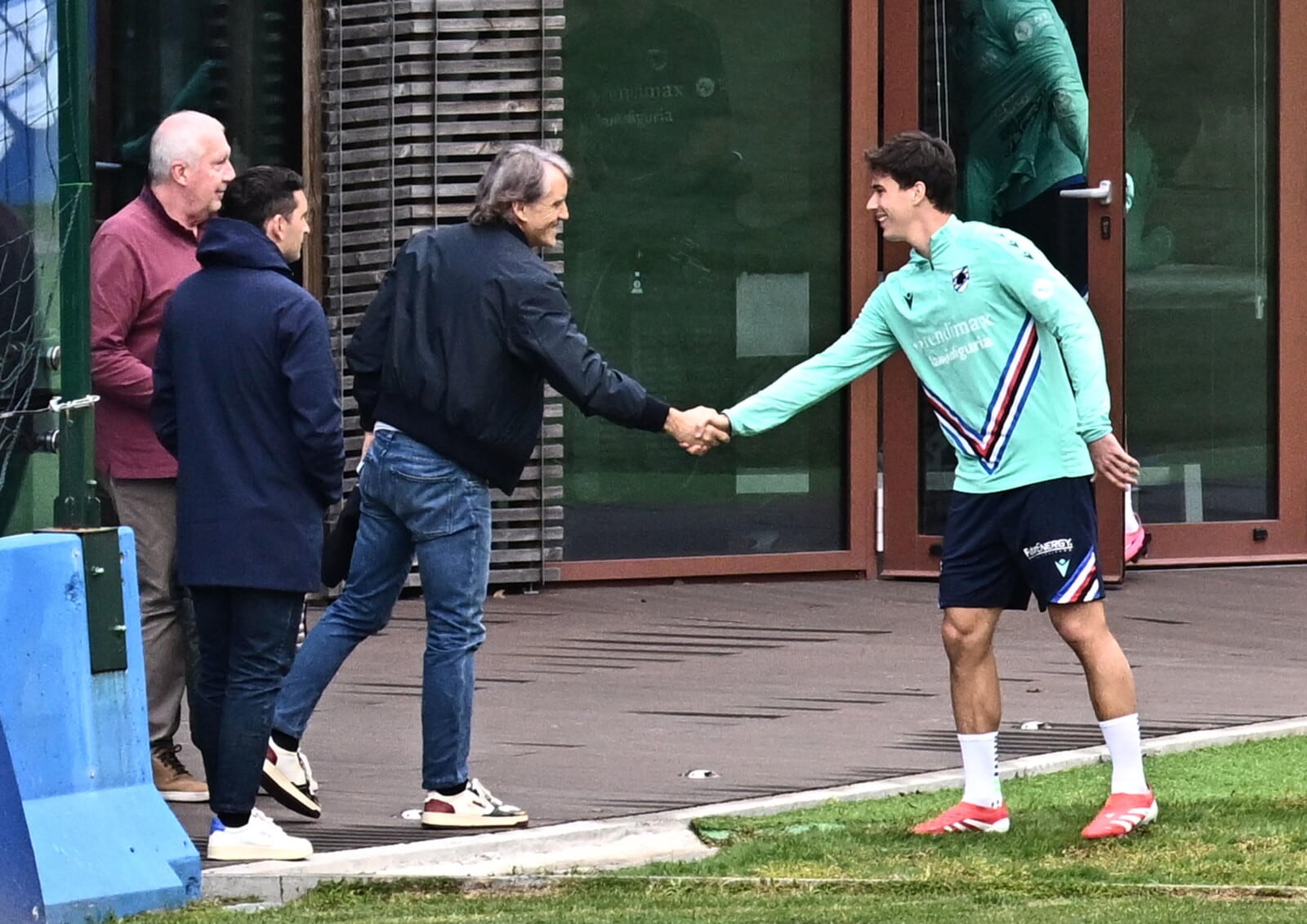 Mancini a Bogliasco: l’incontro con lo staff Sampdoria e i giocatori