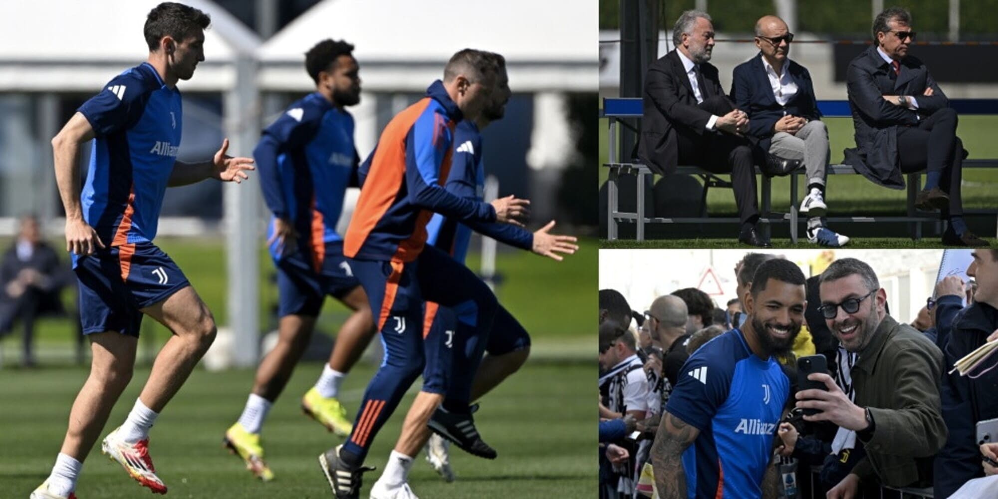 La Juve apre le porte ai tifosi, ci sono tutti! Douglas Luiz si dà alle foto
