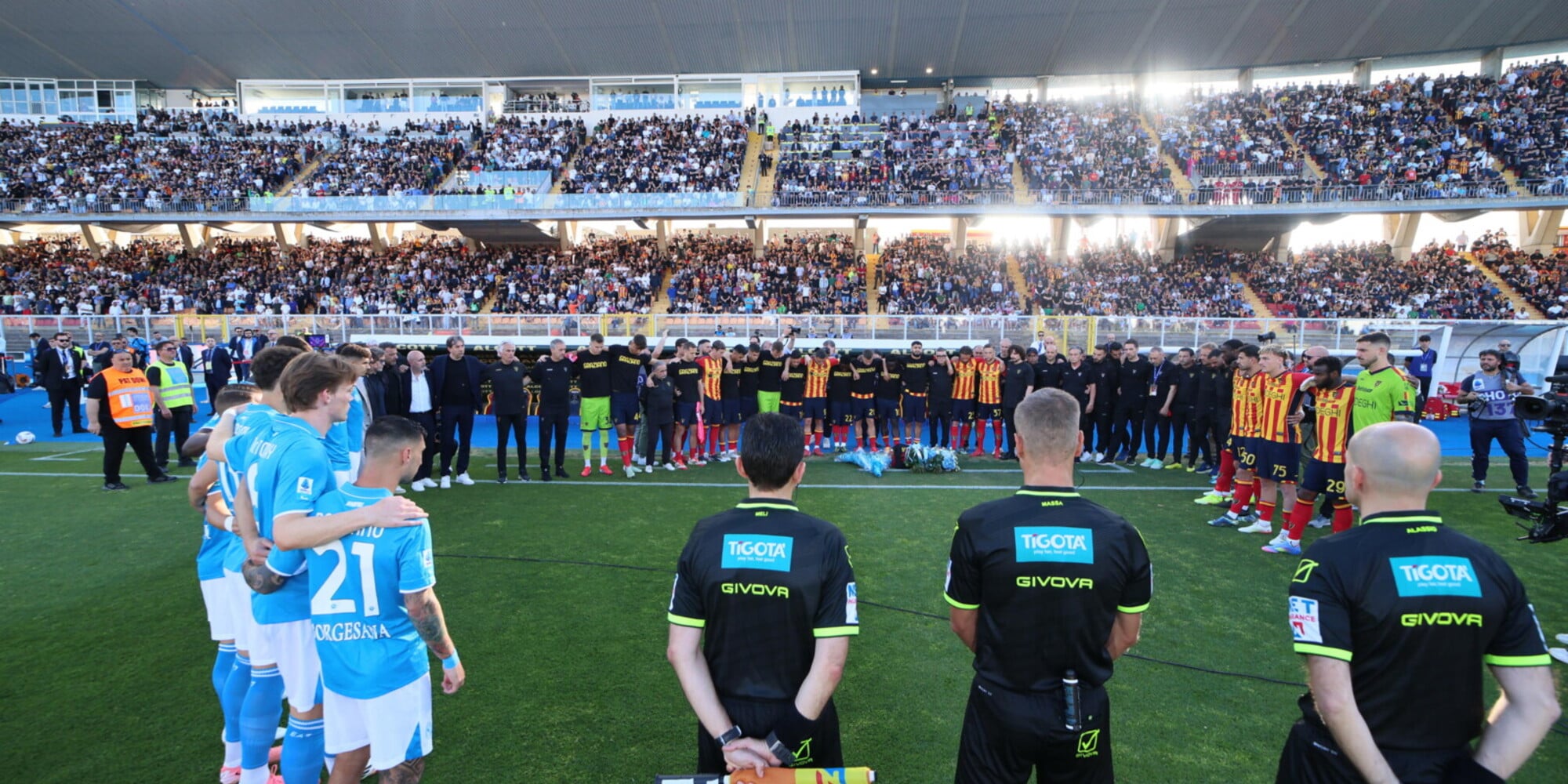 Graziano Fiorita, a Lecce la toccante commemorazione in campo
