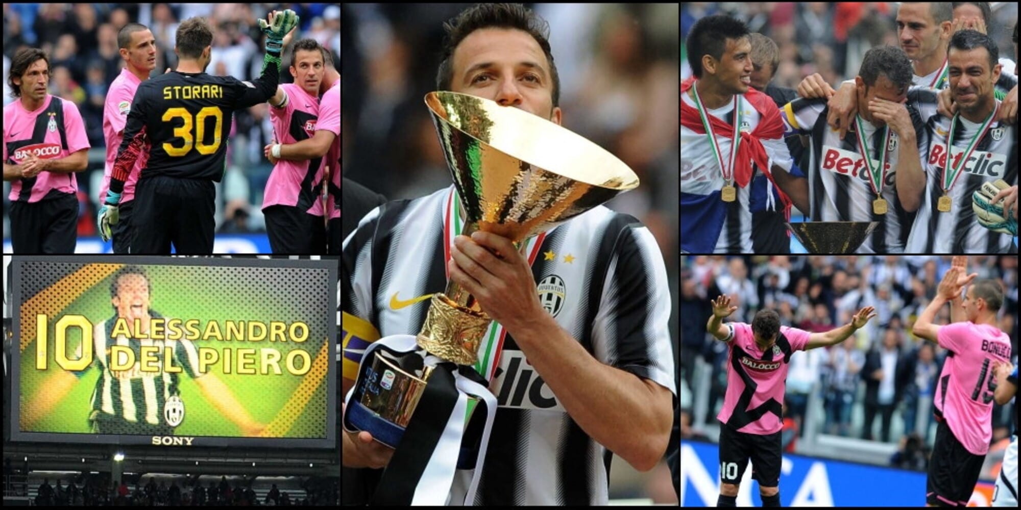 Vita da capitano, di quelle che non capitano: il saluto di Del Piero allo Stadium
