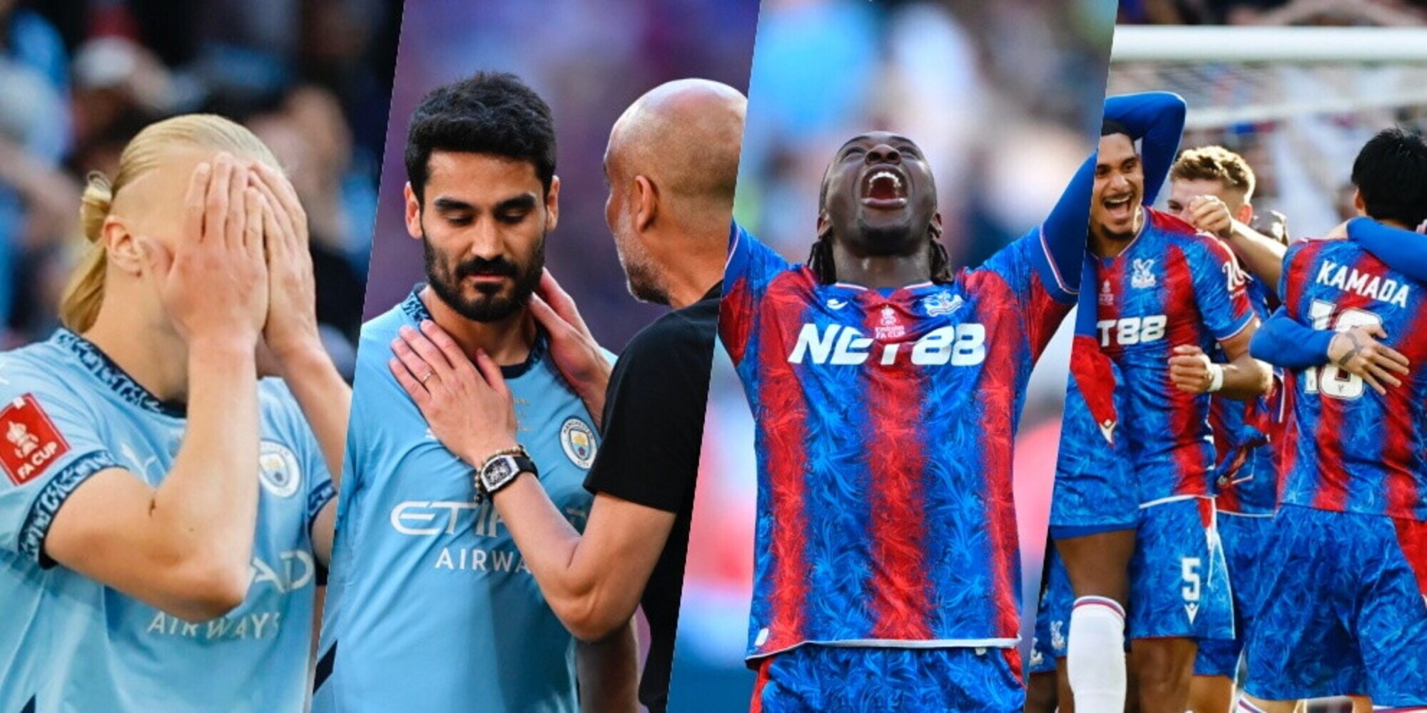 Eze piega il City in FA Cup. La festa Eagles e l'incubo senza fine di Guardiola