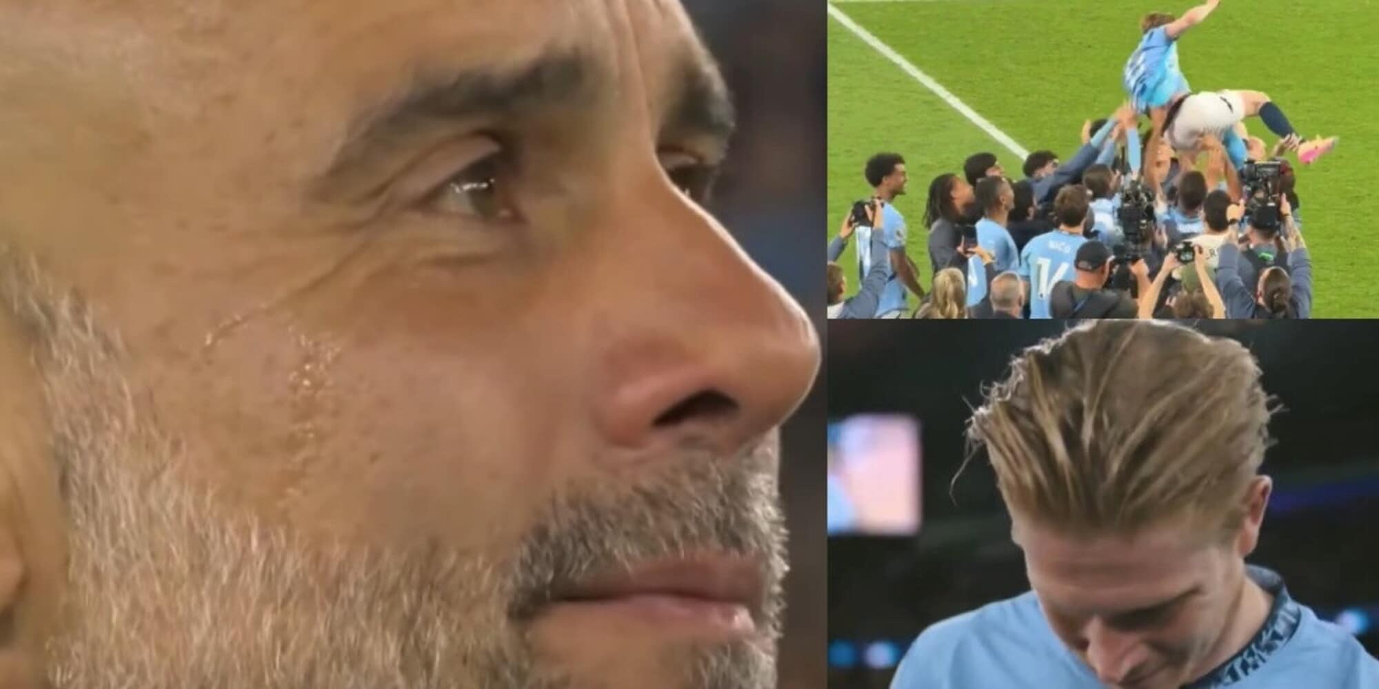 De Bruyne fa piangere Guardiola come un bambino: l’addio da brividi
