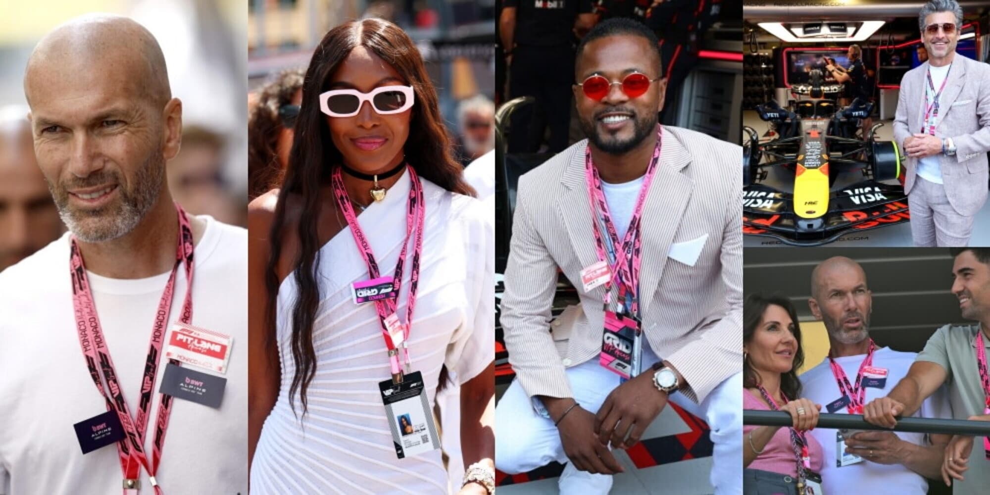 Da Zidane a Evra fino a Naomi Campbell e Patrick Dempsey: tutti a Montecarlo