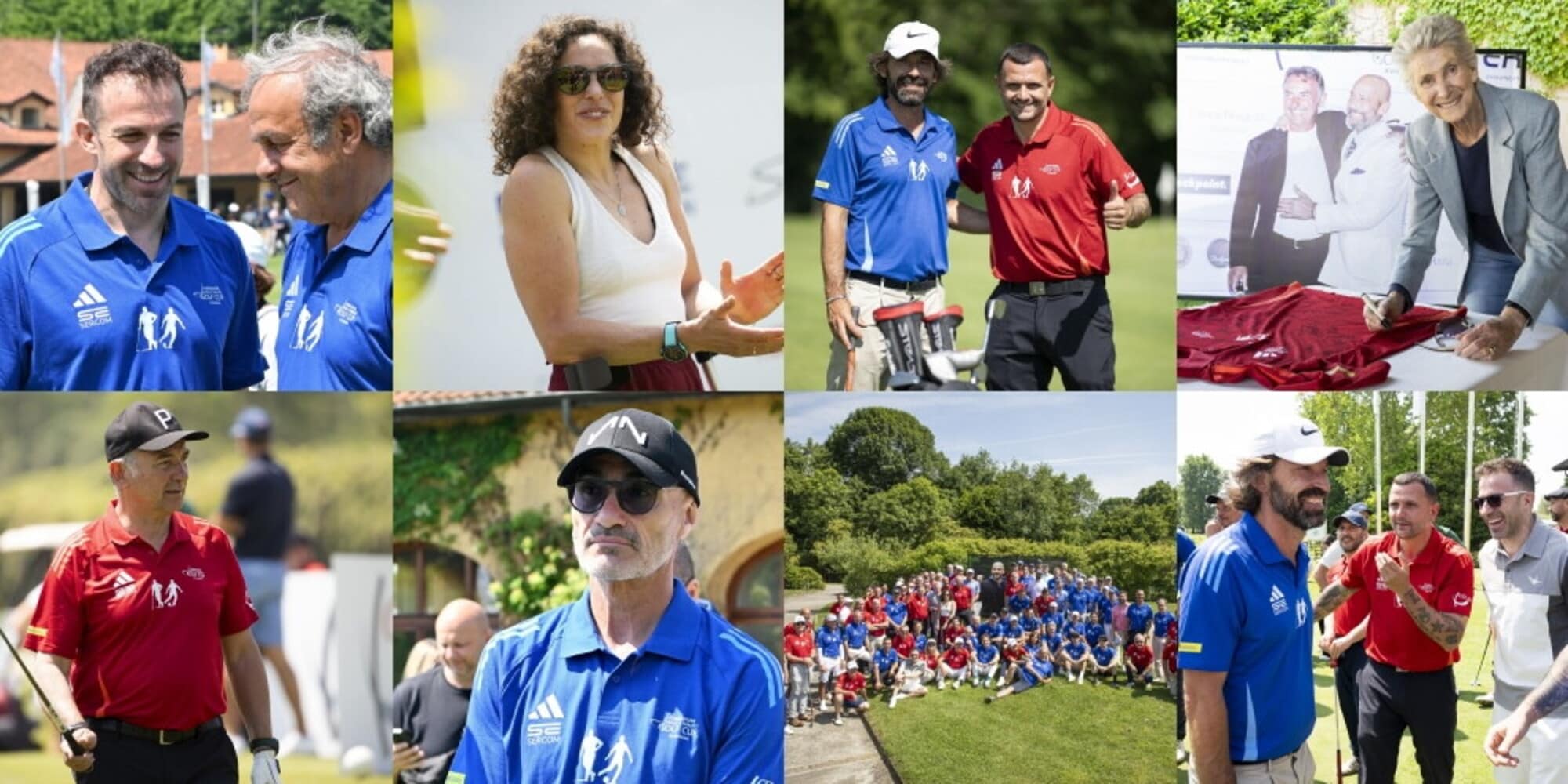 Del Piero, Platini, Pirlo, Montero, Pepe e Donna Allegra: tutti per la Fondazione Vialli e Mauro
