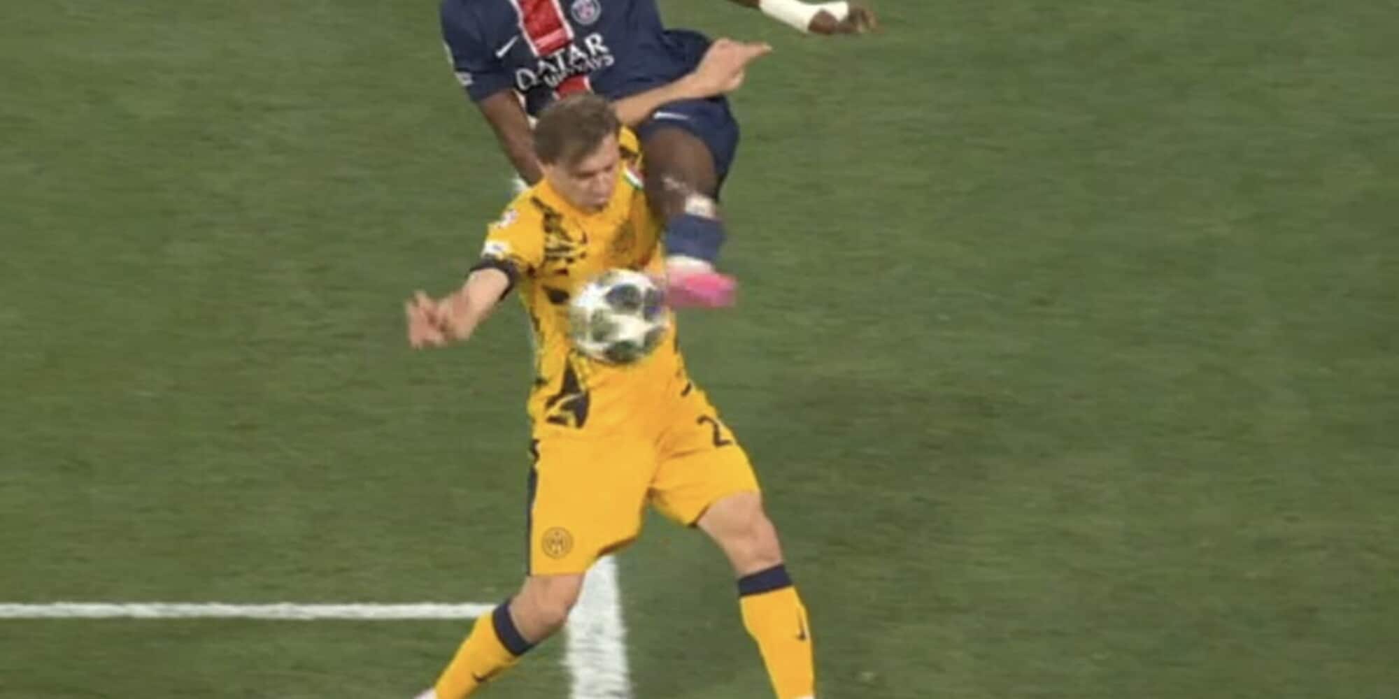 Pacho salva, Barella resta a guardare, il Psg parte e segna il 2-0 in contropiede: la sequenza