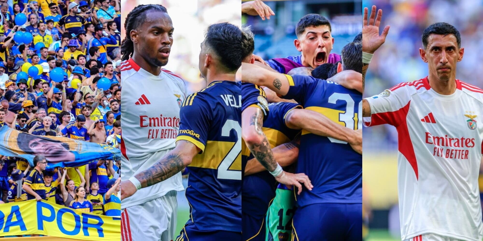 Boca-Benfica, un 2-2 di fuoco incendia Miami: l'Hard Rock Stadium sembra la Bombonera! 
