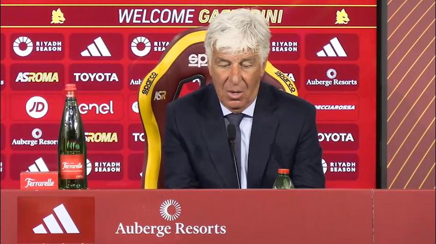 Gasperini: "Roma in questo momento non in grado di vincere lo scudetto"