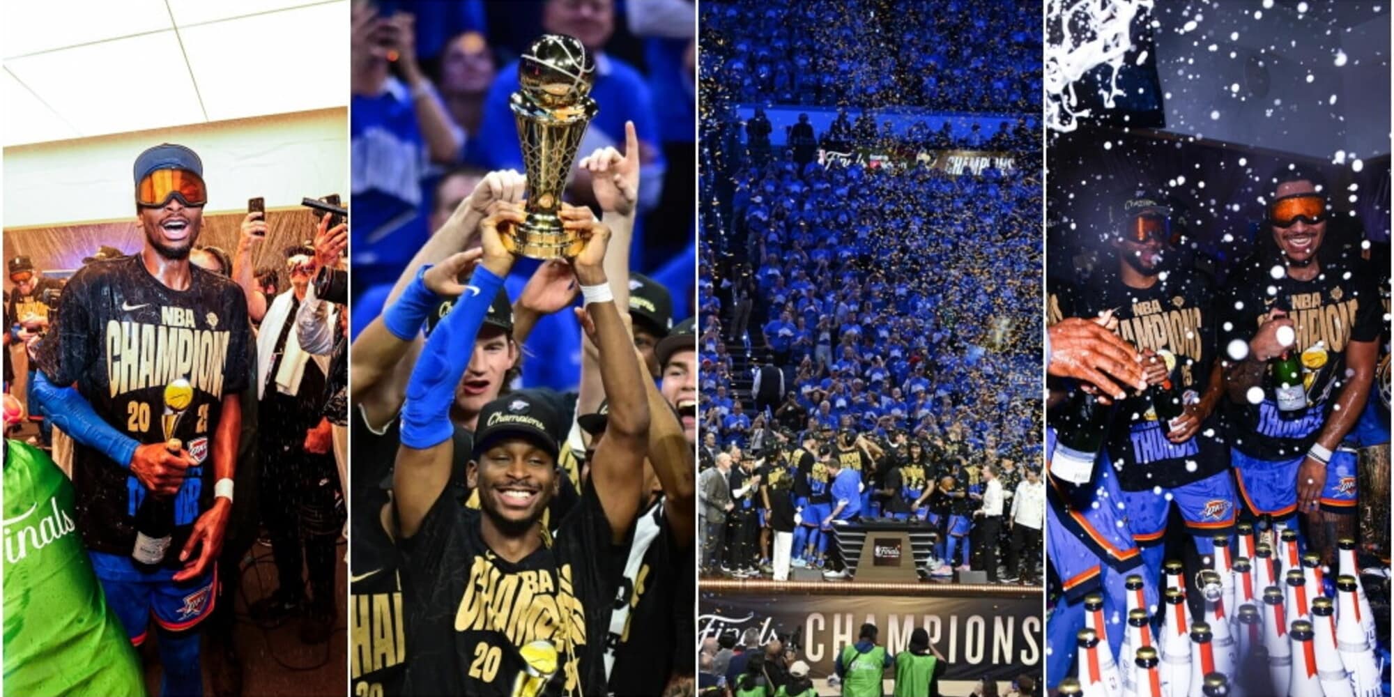 Oklahoma City Thunder, parte la festa dopo la conquista del titolo NBA