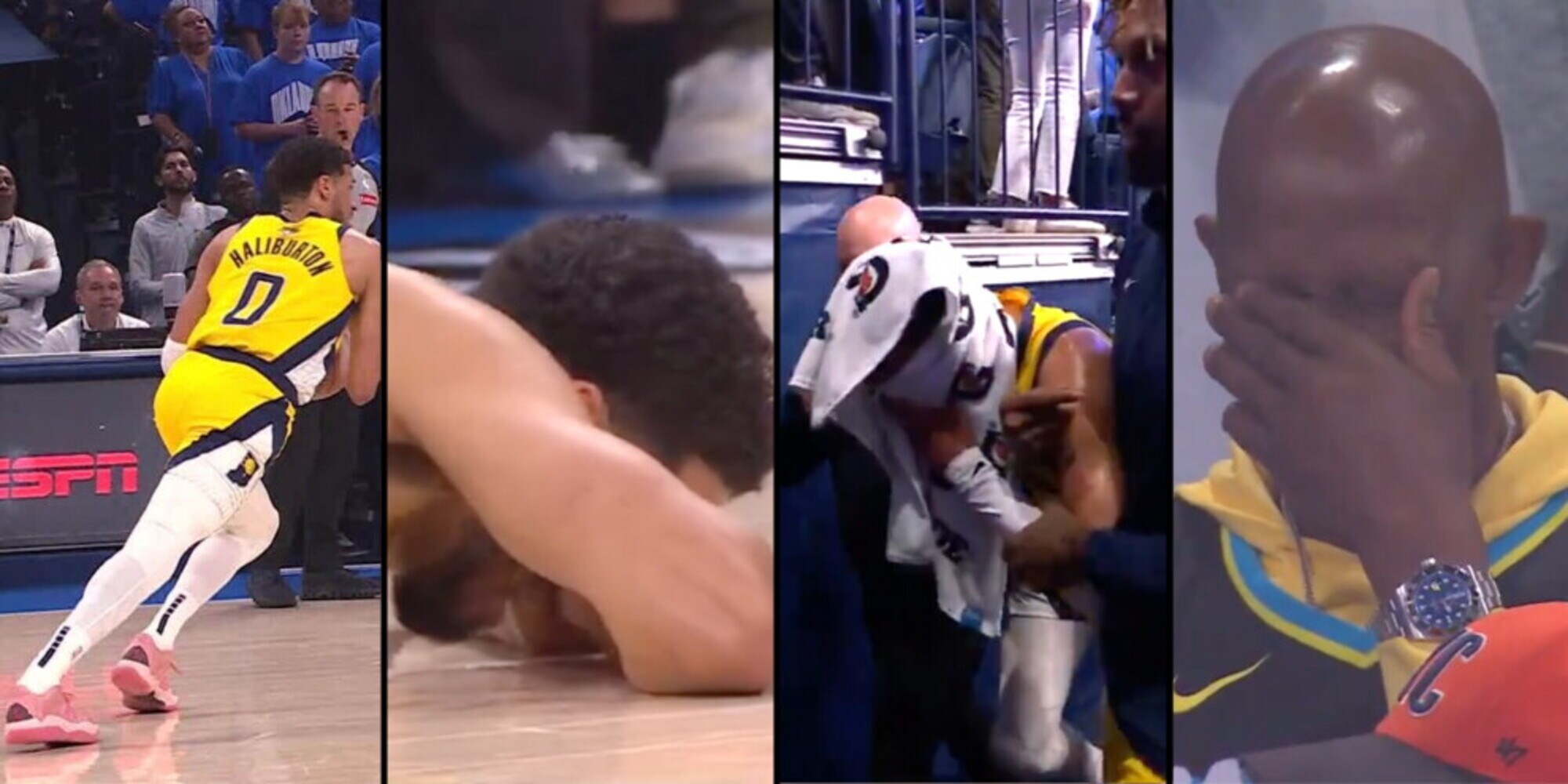 Dramma Haliburton, l’infortunio è terribile: gara-7 delle NBA Finals tra le lacrime
