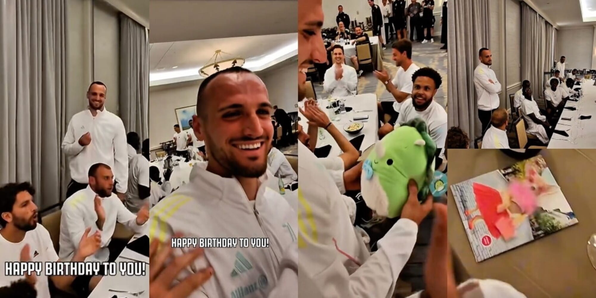 Gatti, un compleanno...Mondiale: cena e festa Juve. E quei regali...