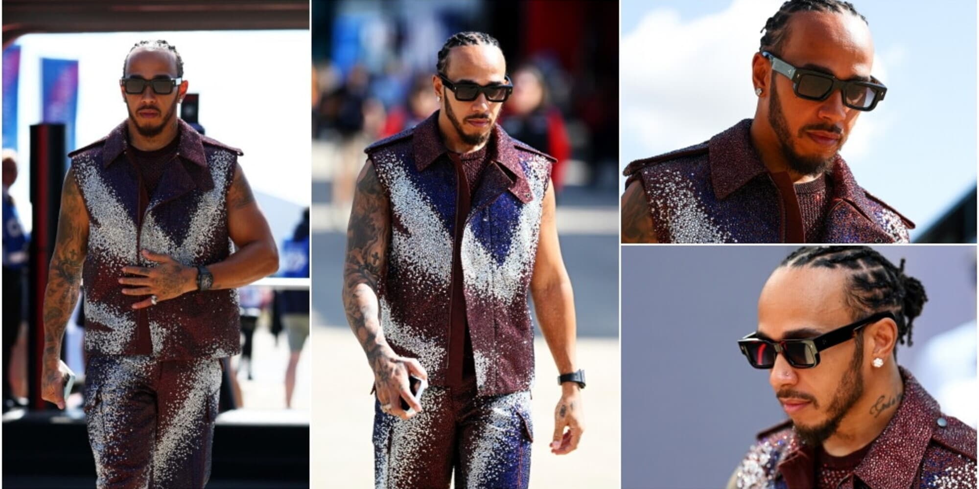 Ferrari, Hamilton in versione UK: si presenta a Silverstone così