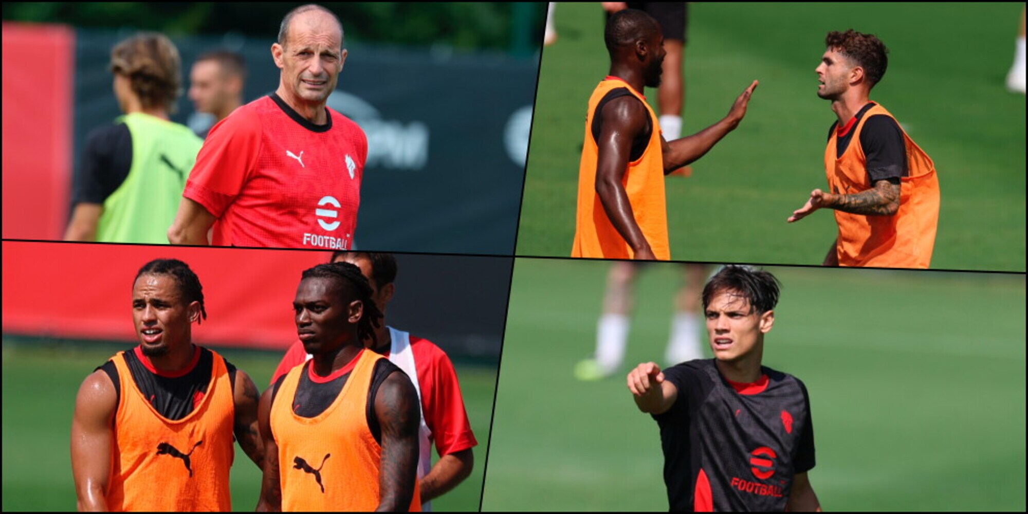 Allegri battezza il nuovo Milan sotto il sole e Ricci è già il riferimento
