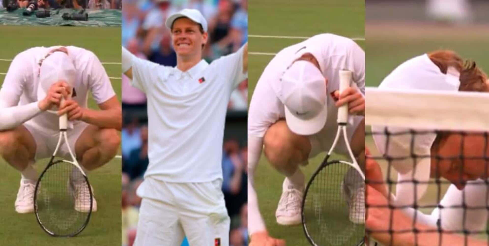 Sinner, il momento del trionfo a Wimbledon: il gesto dopo la vittoria