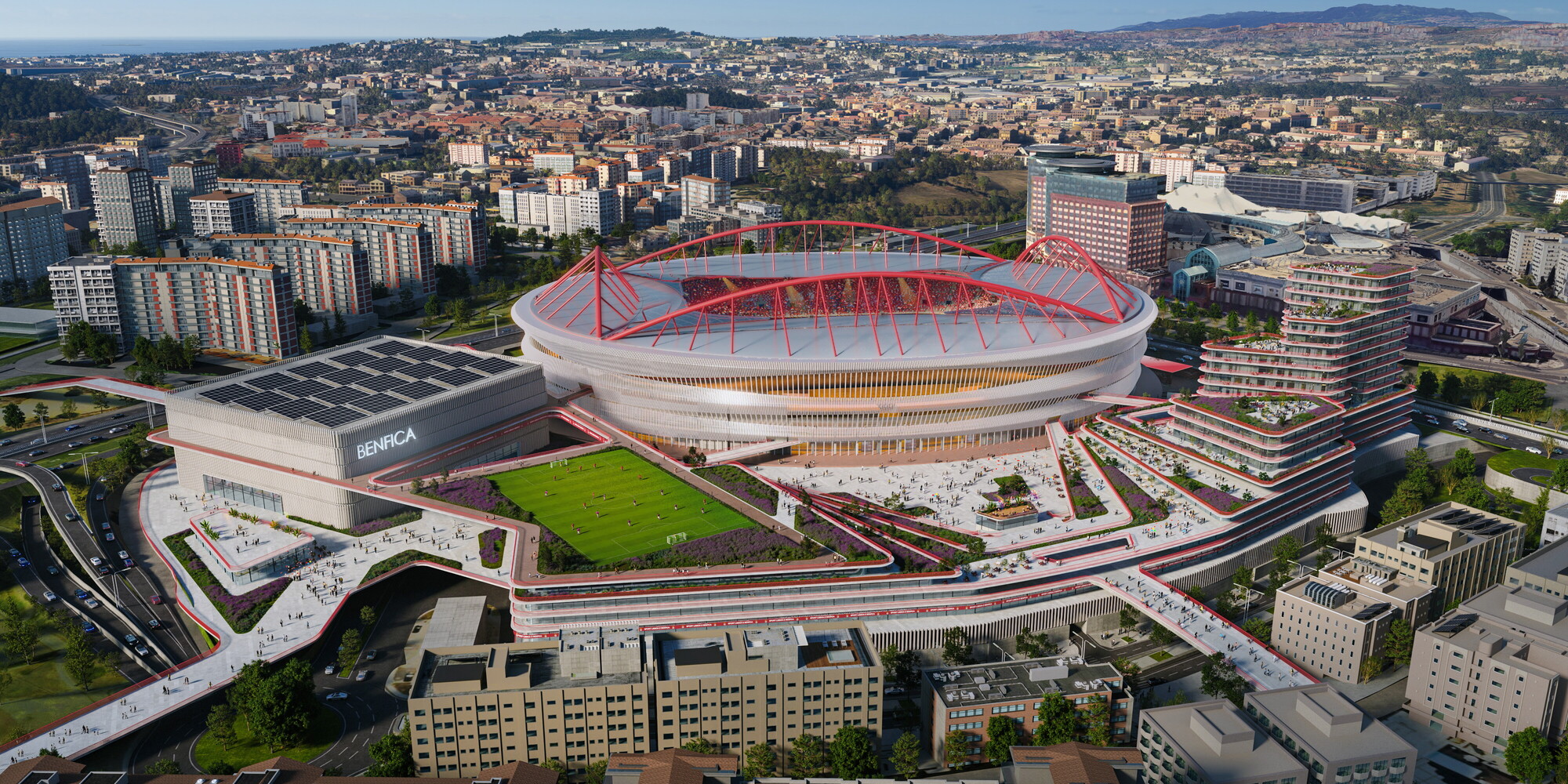 Benfica, il Nuovo Epicentro dello Sport: Un Distretto Innovativo Progettato da Populous