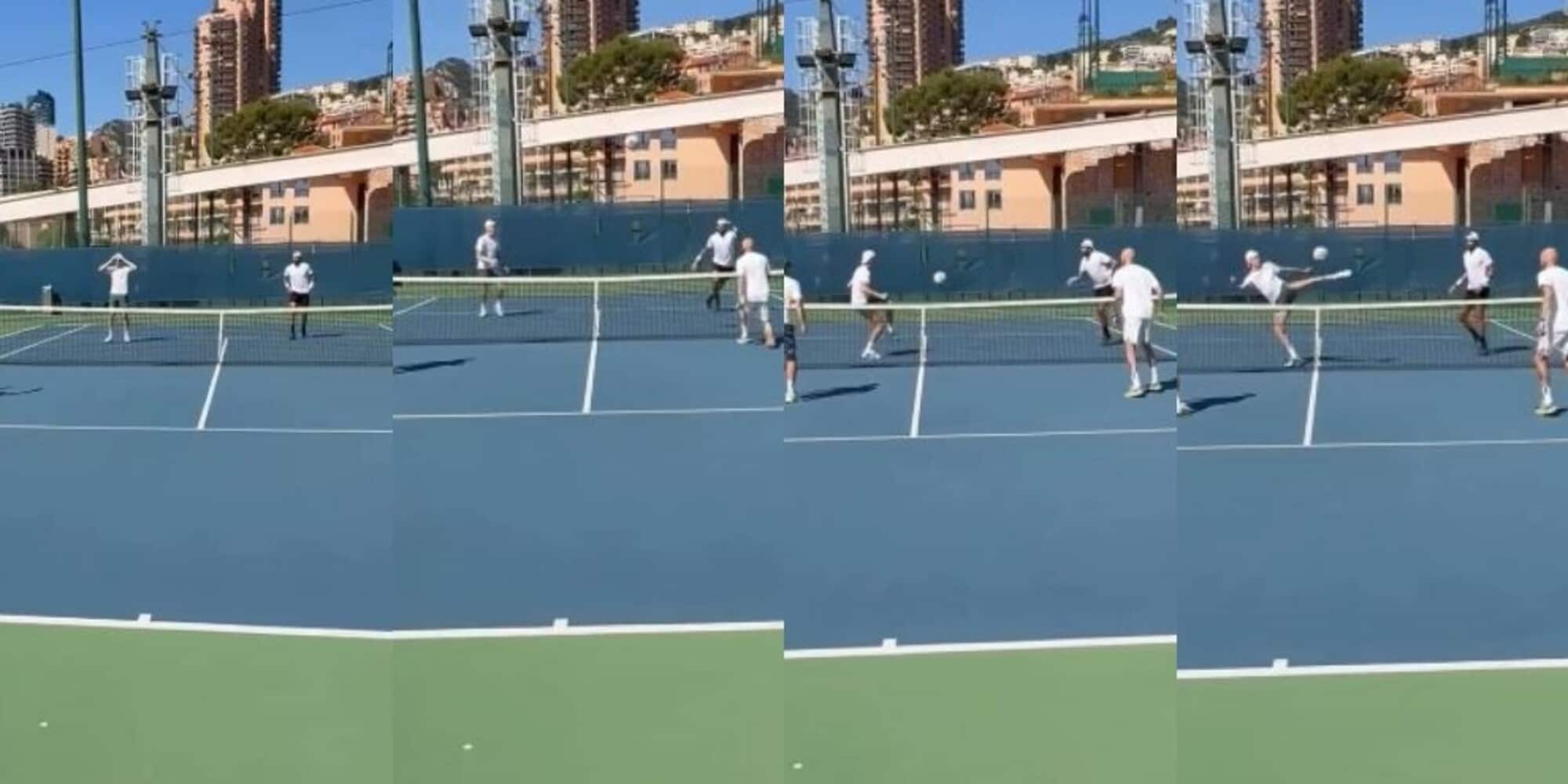 Sinner-Berrettini in 'doppio' sfidano Vagnozzi e Ferrara a...calcio tennis