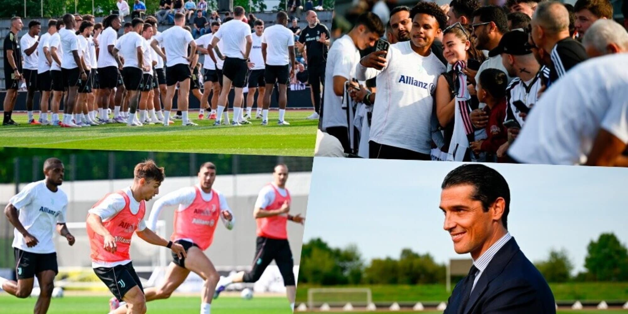 Juve in Germania tra l'entusiasmo dei tifosi: squadra a rapporto da Tudor. E Modesto...
