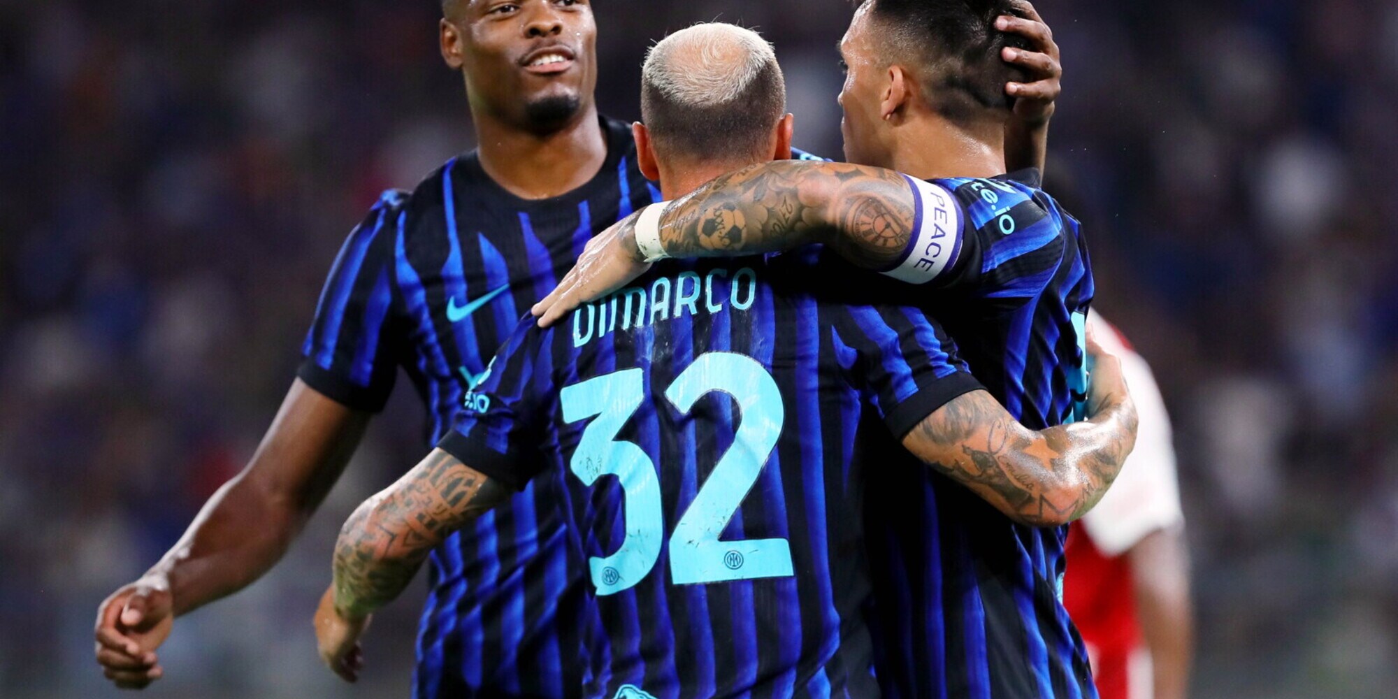 Inter, tutto facile con l’Olympiakos: decidono Dimarco e Thuram