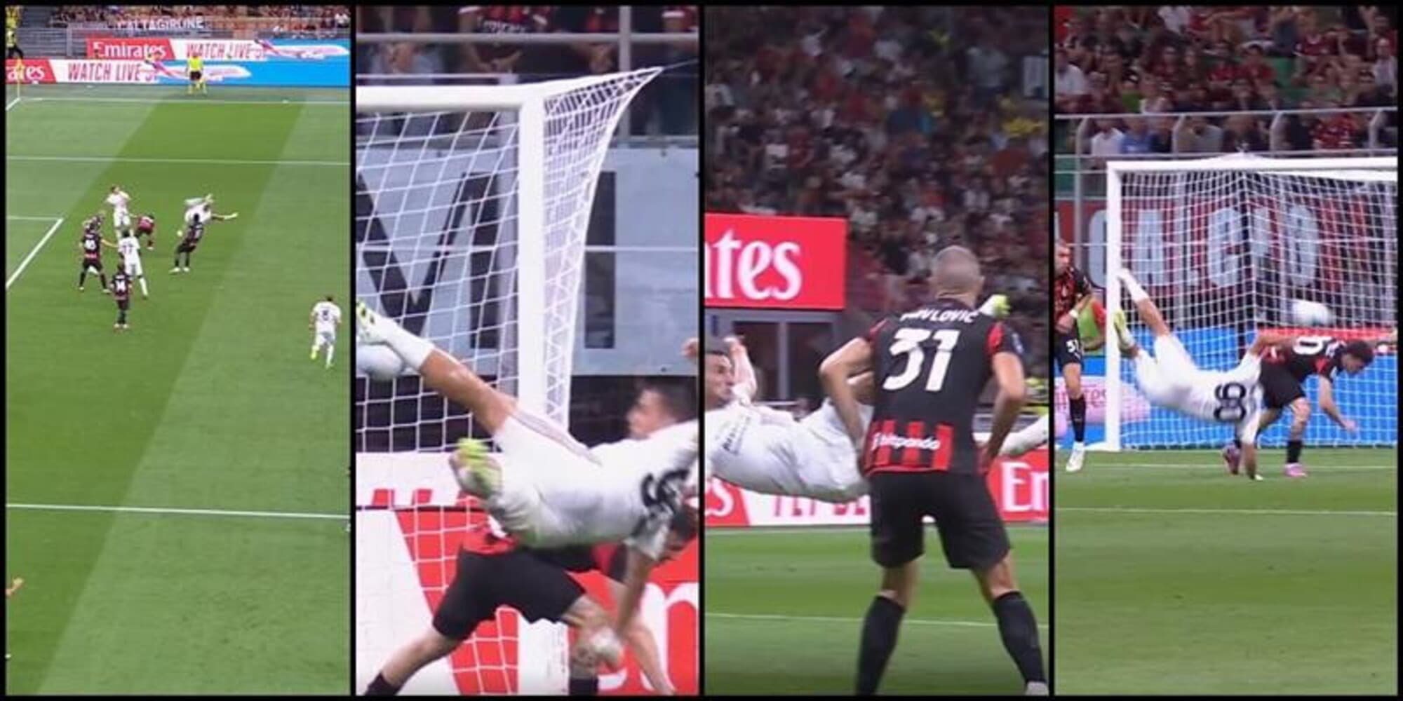 Milan sotto shock, l'acrobazia capolavoro di Bonazzoli: il sogno Cremonese è realtà
