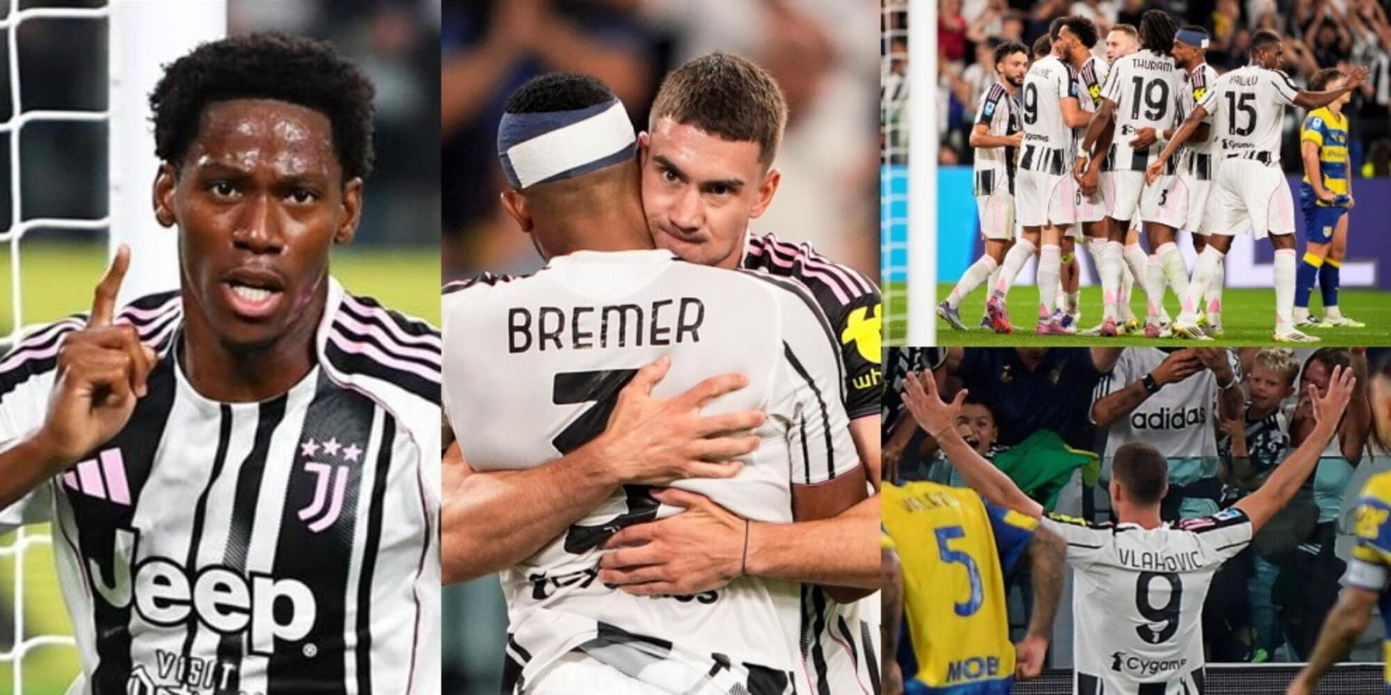 David alla Trezeguet, Vlahovic una palla un gol: i nove della Juve