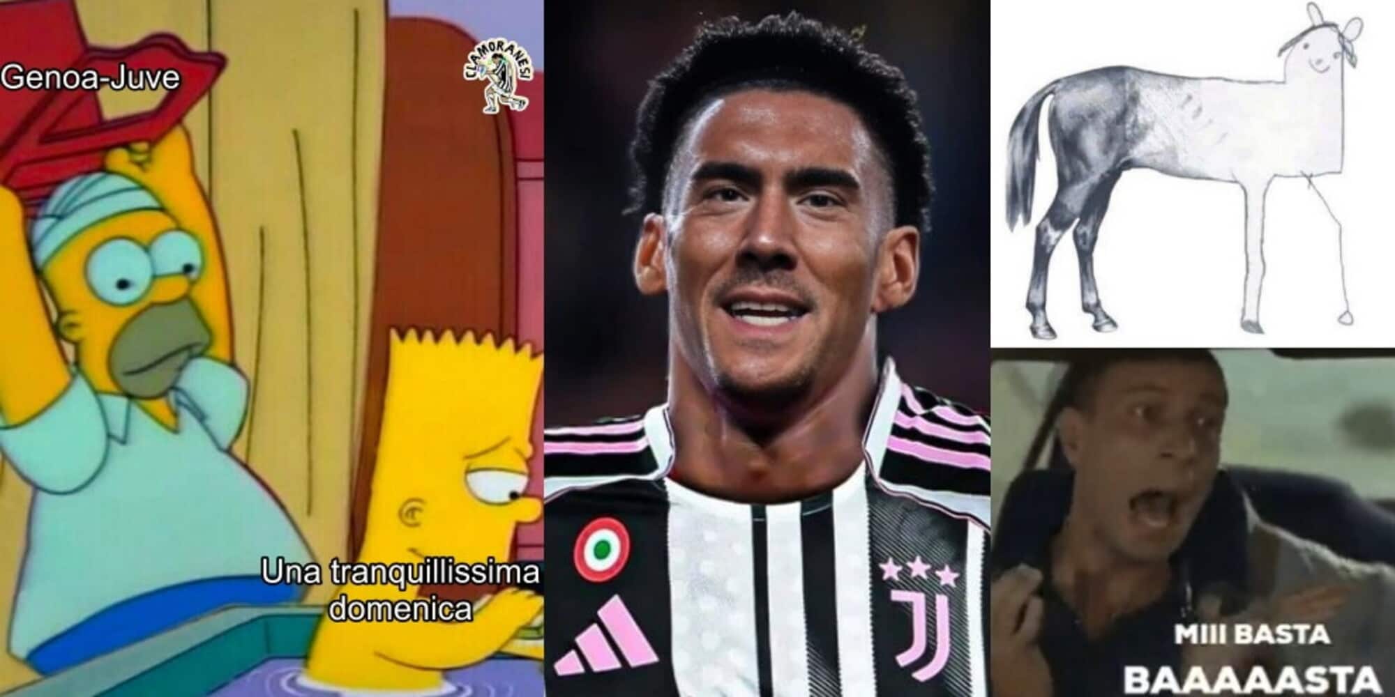 Genoa-Juve, ironie social: ma è Dusan o David? Locatelli e Leali bersagliati