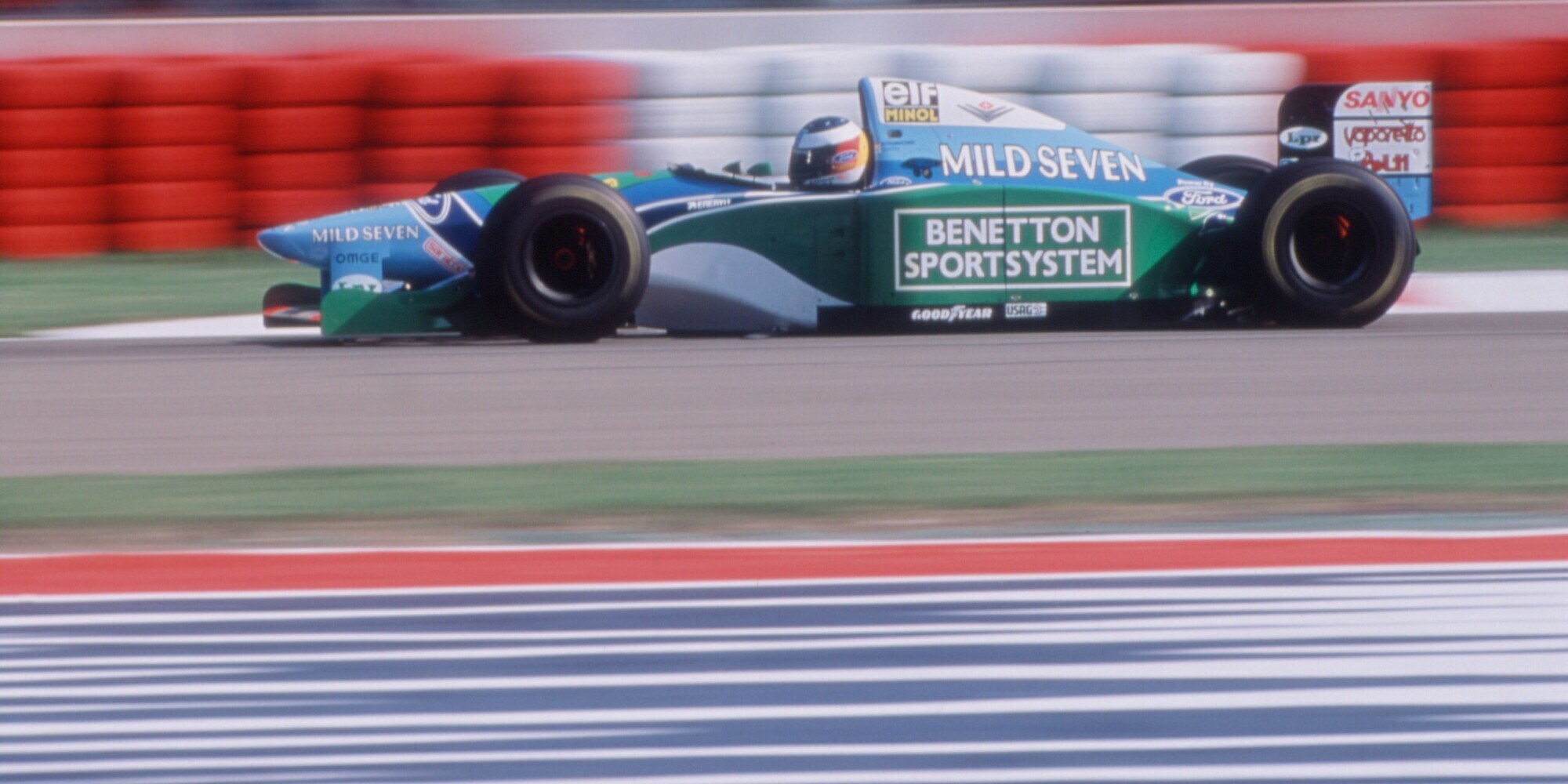 Immagine di repertorio del team Benetton Formula 1