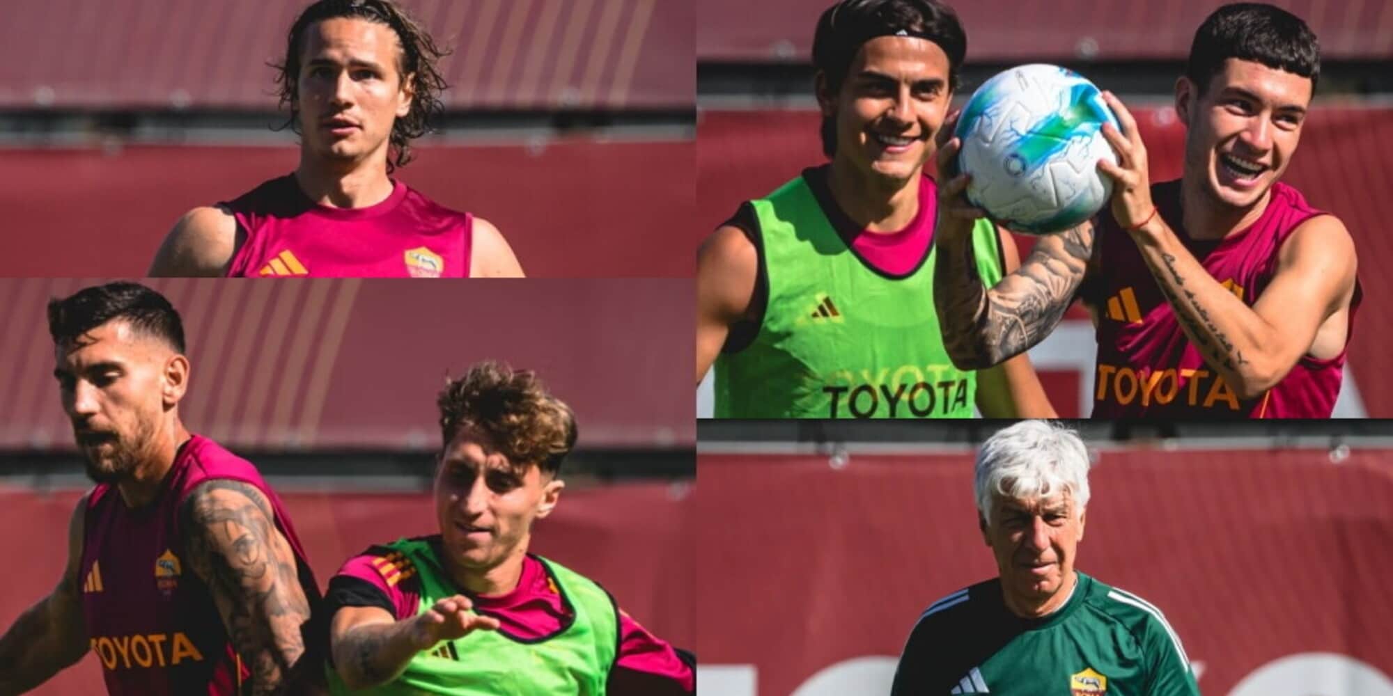 Dybala e Soulé in gran forma, si rivede Pellegrini: l'allenamento Roma è andato così