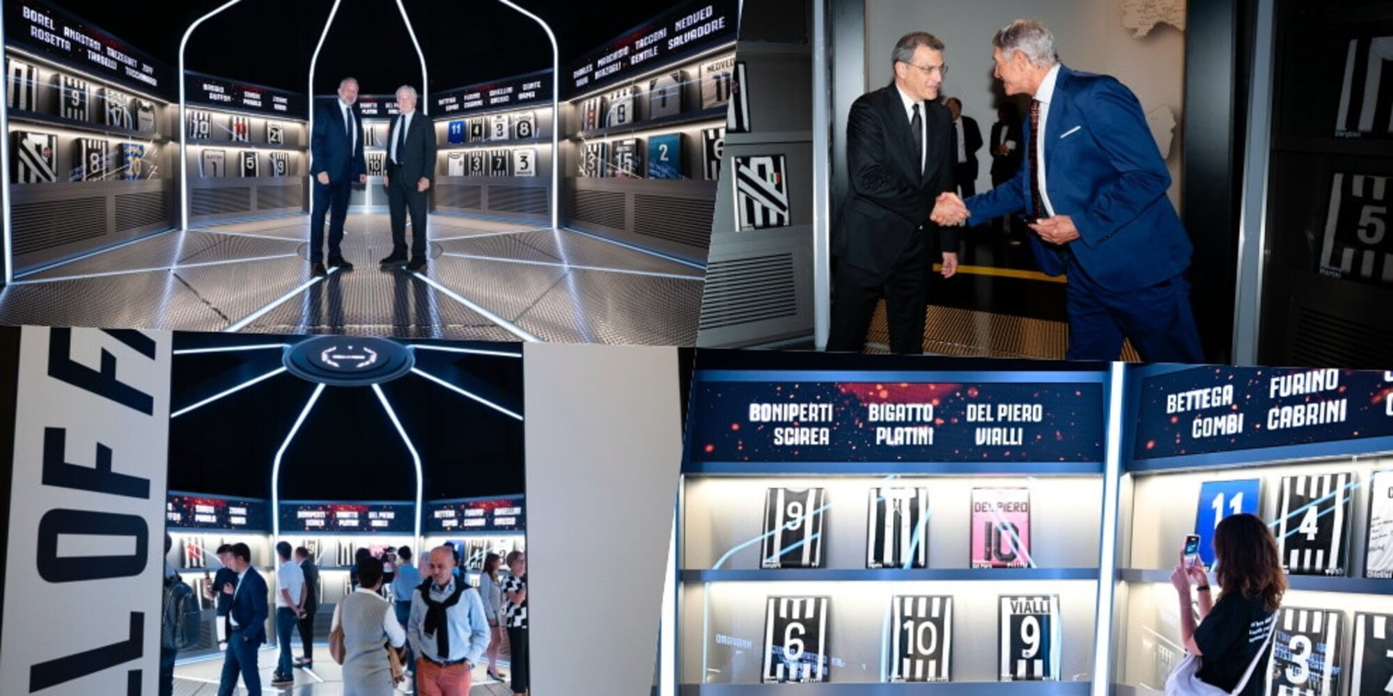 Juve, ecco la Hall of Fame: tutte le emozioni dell'inaugurazione