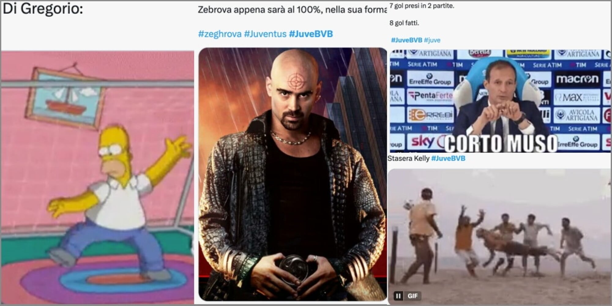 Da Zebrova alla sedia Di Gregorio: le ironie social dei tifosi Juve