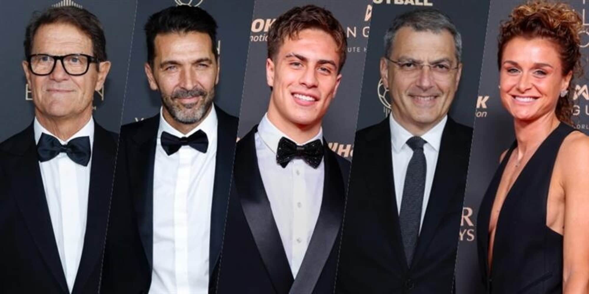 Da Yildiz e Girelli a Capello, Buffon e Comolli: parata di stelle a Parigi per il Pallone d’Oro!