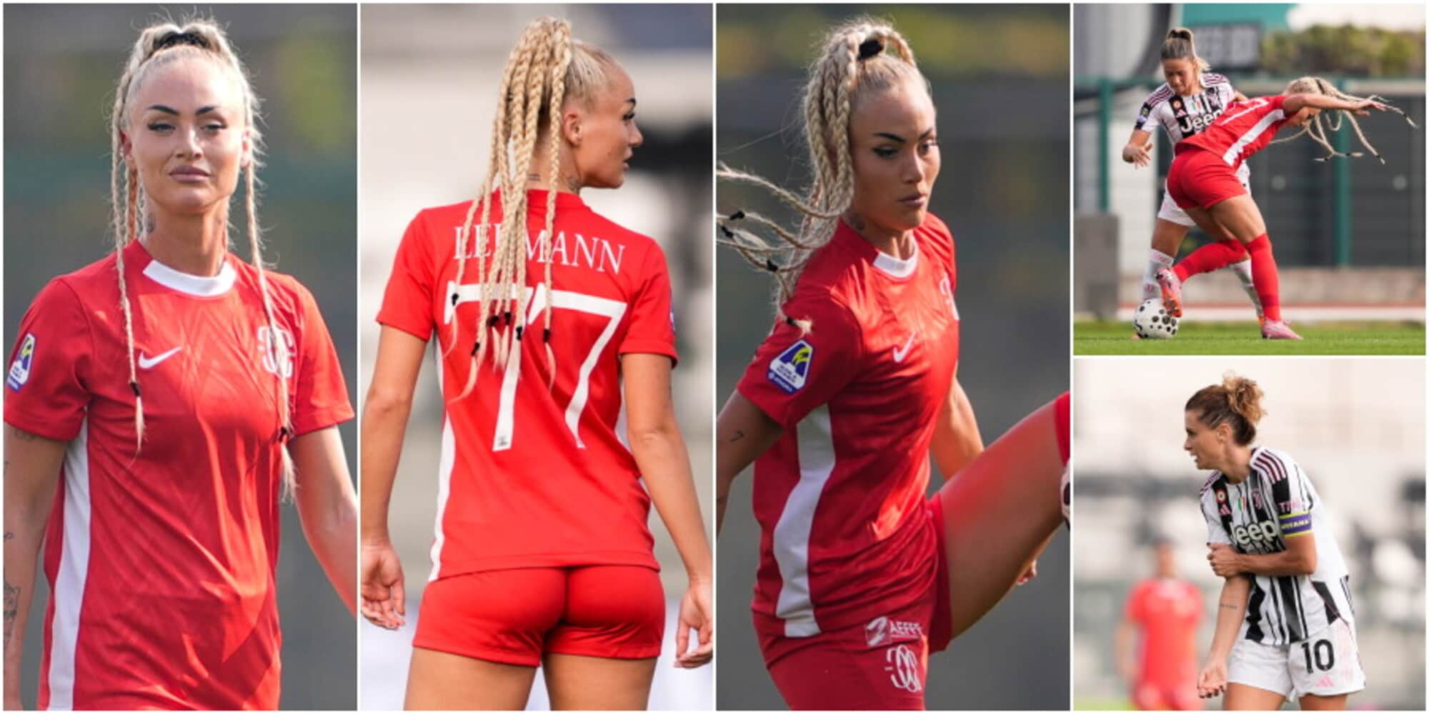 Lehmann, l'ex Juve batte le Women: Como festeggia, Canzi frena ancora