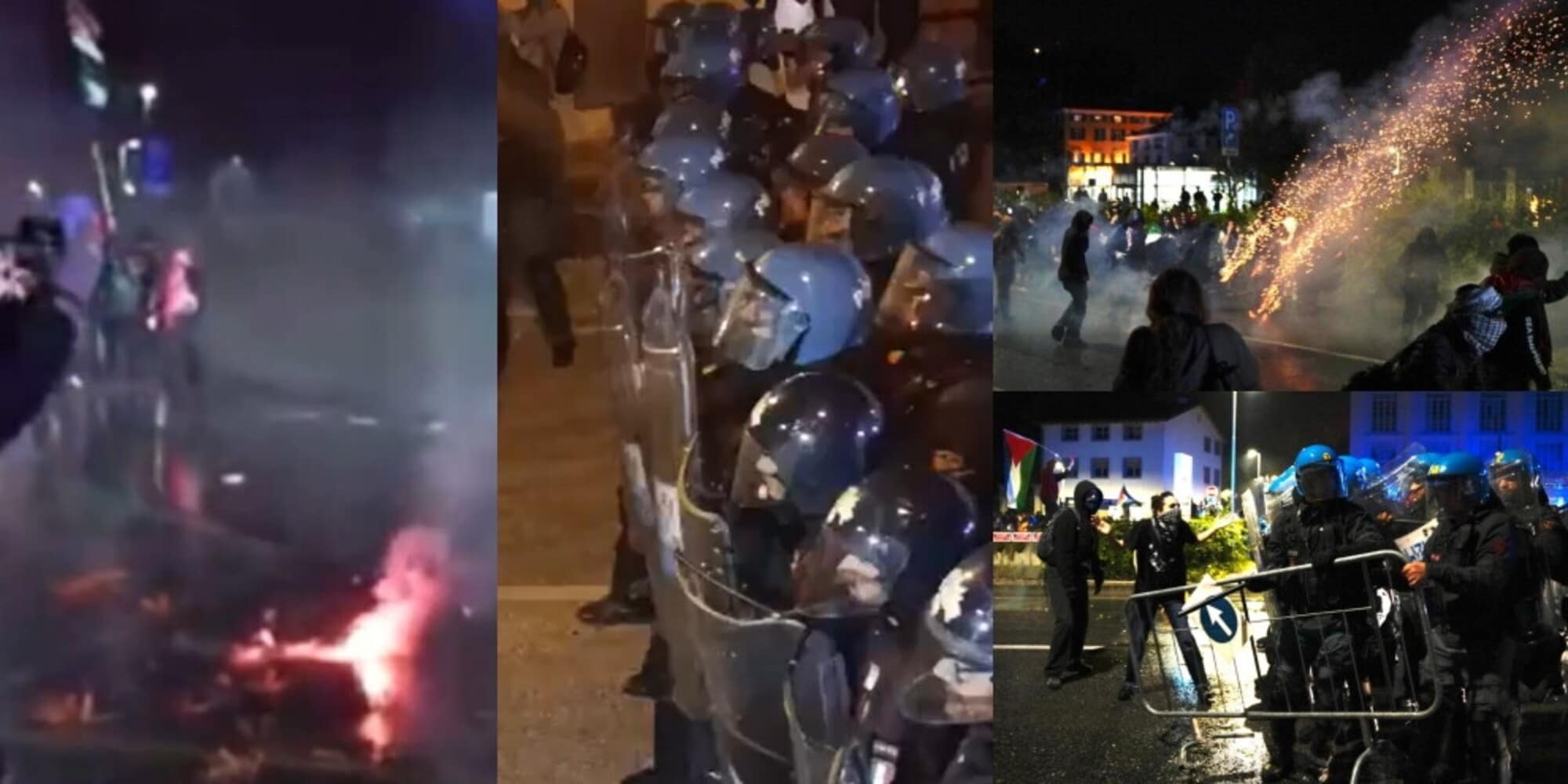 Udine, guerriglia urbana in centro: scontri e arresti mentre si gioca Italia-Israele
