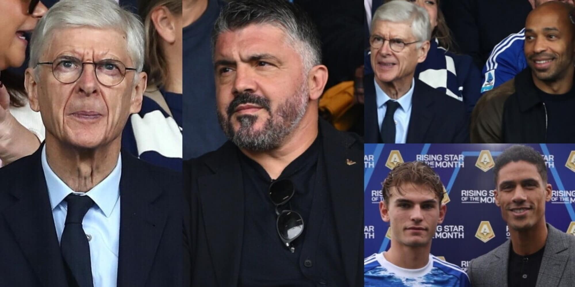 Da Gattuso ad Henry e Wenger: parterre di lusso per Como-Juve