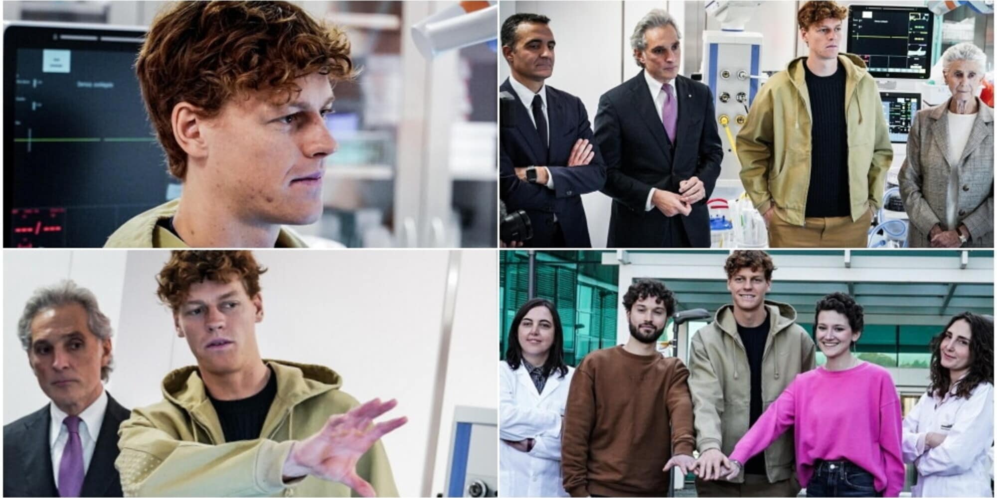 "Un ace per la ricerca": Sinner a Candiolo per la lotta al cancro