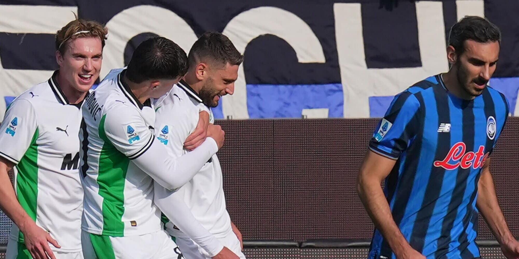 L'Atalanta sprofonda in casa contro il Sassuolo: Berardi scatenato, due gol e un assist