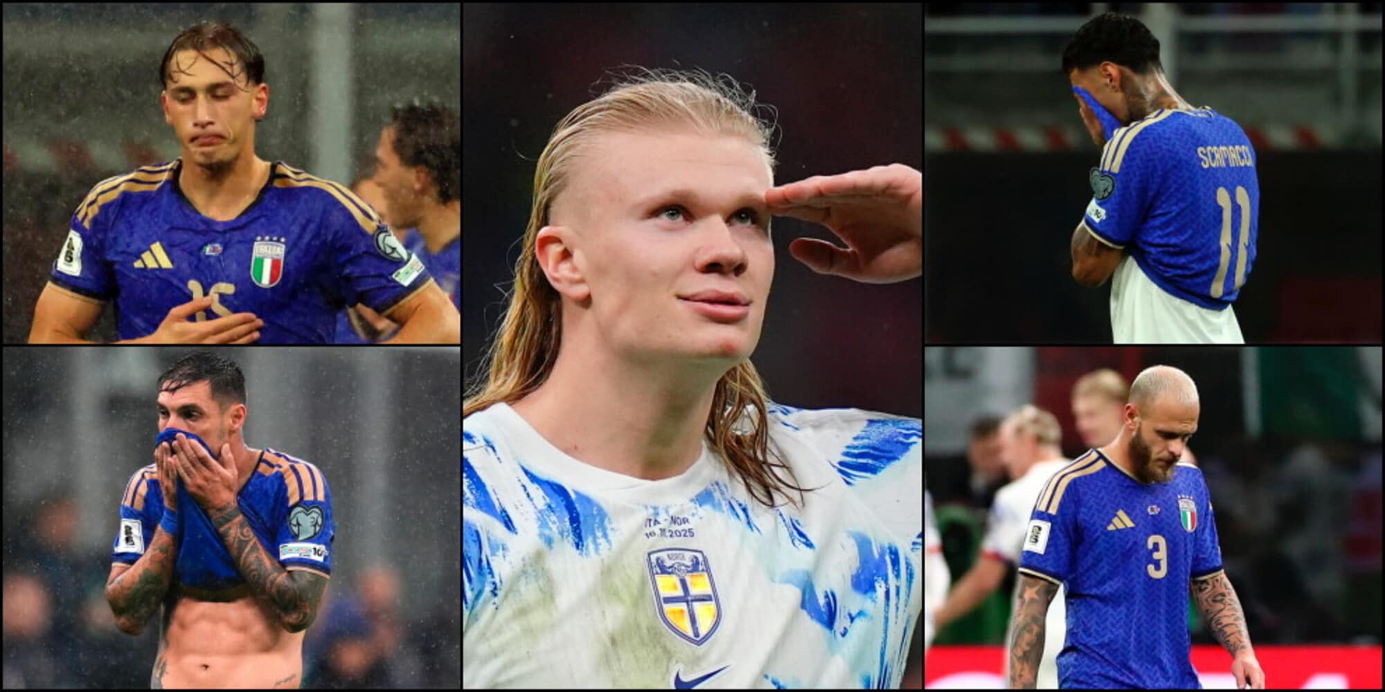 Delusione Italia, poker Norvegia a San Siro: doppietta per Haaland
