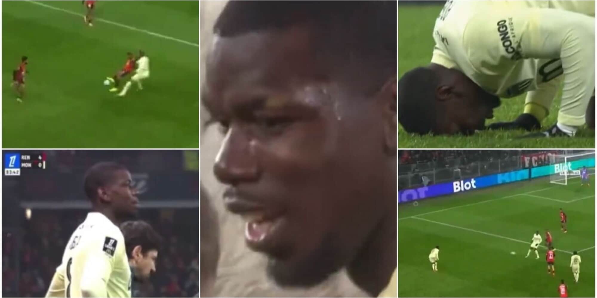 Pogba, ovazione a Rennes: torna in campo con il Monaco e fa sognare
