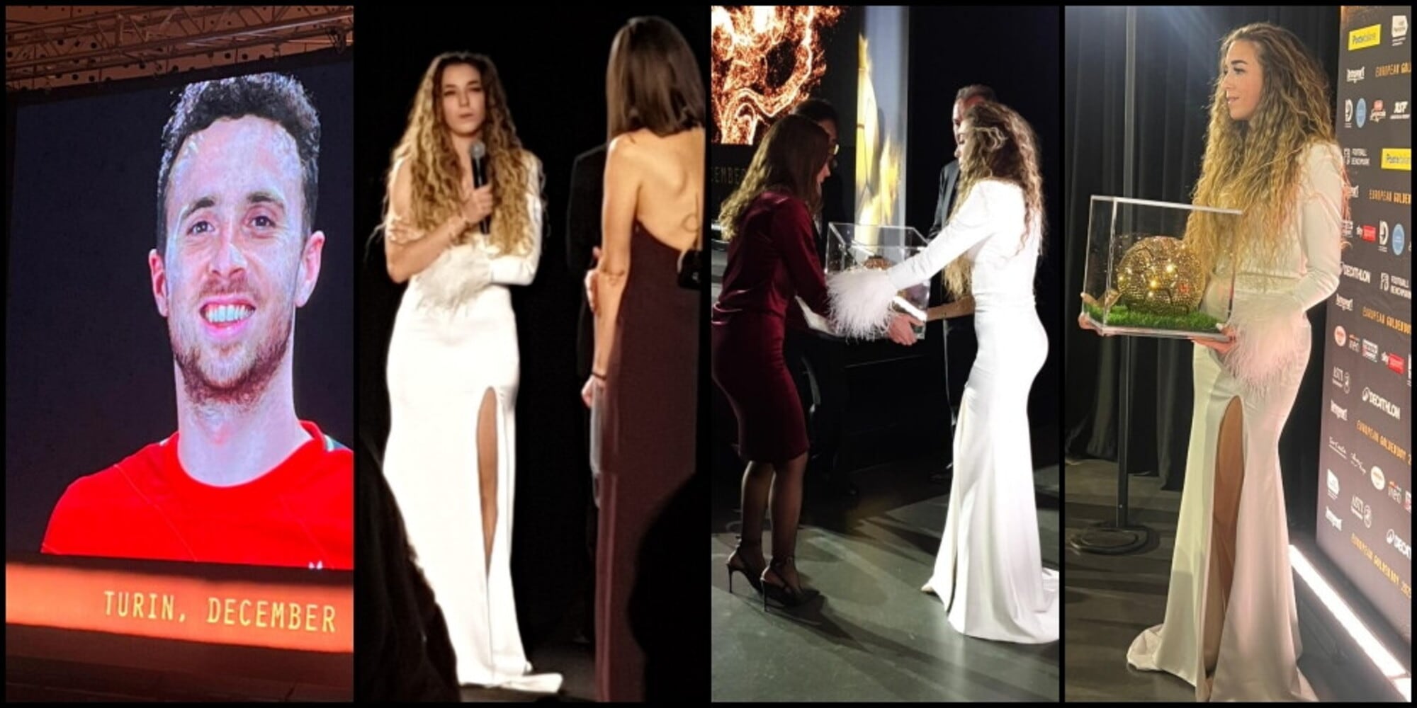 Golden Boy, l'emozione Diogo Jota ferma il tempo: la moglie Rute lo ricorda così