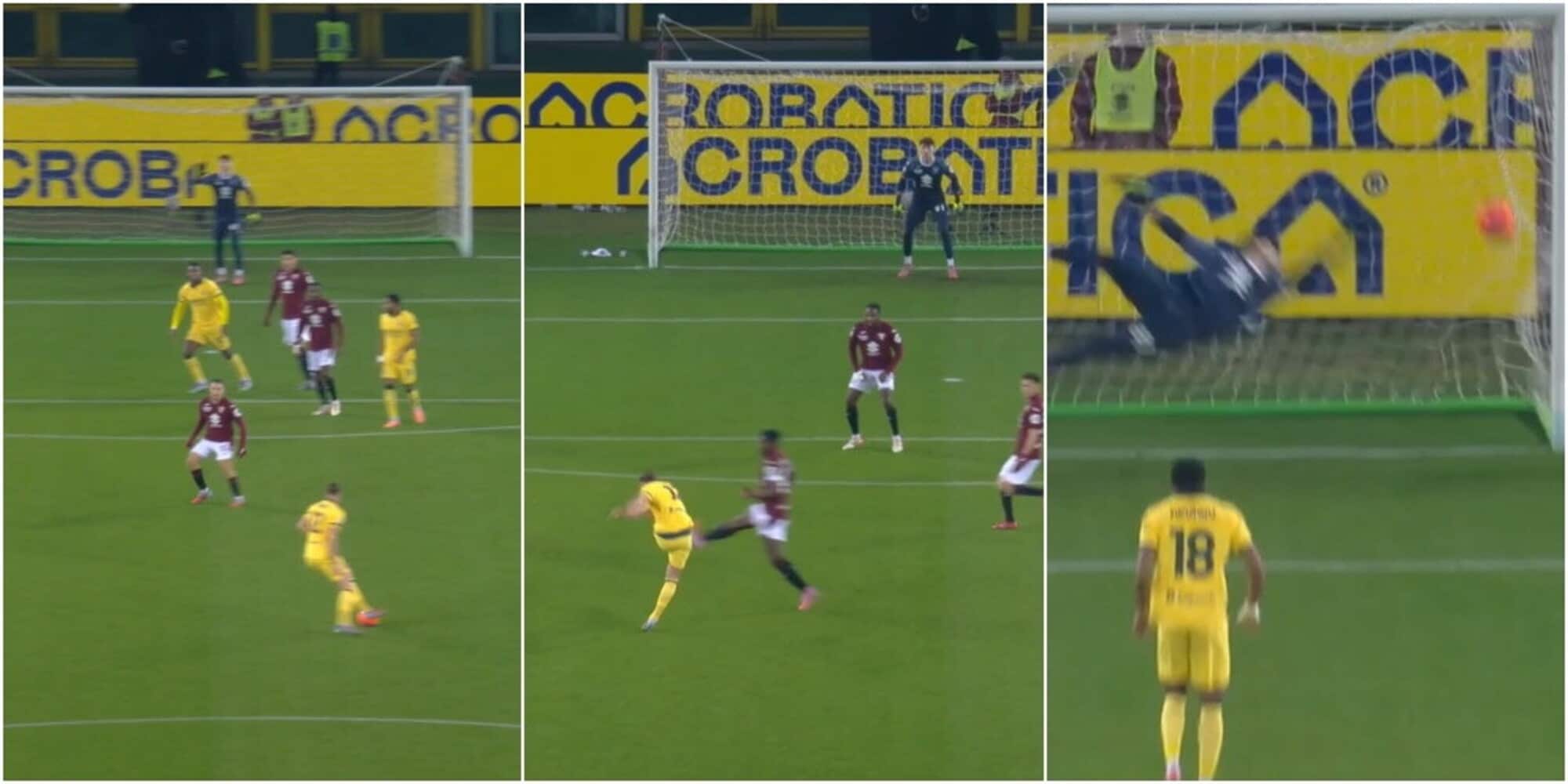 Rabiot la tocca pianissimo: l’assurdo gol durante Torino-Milan
